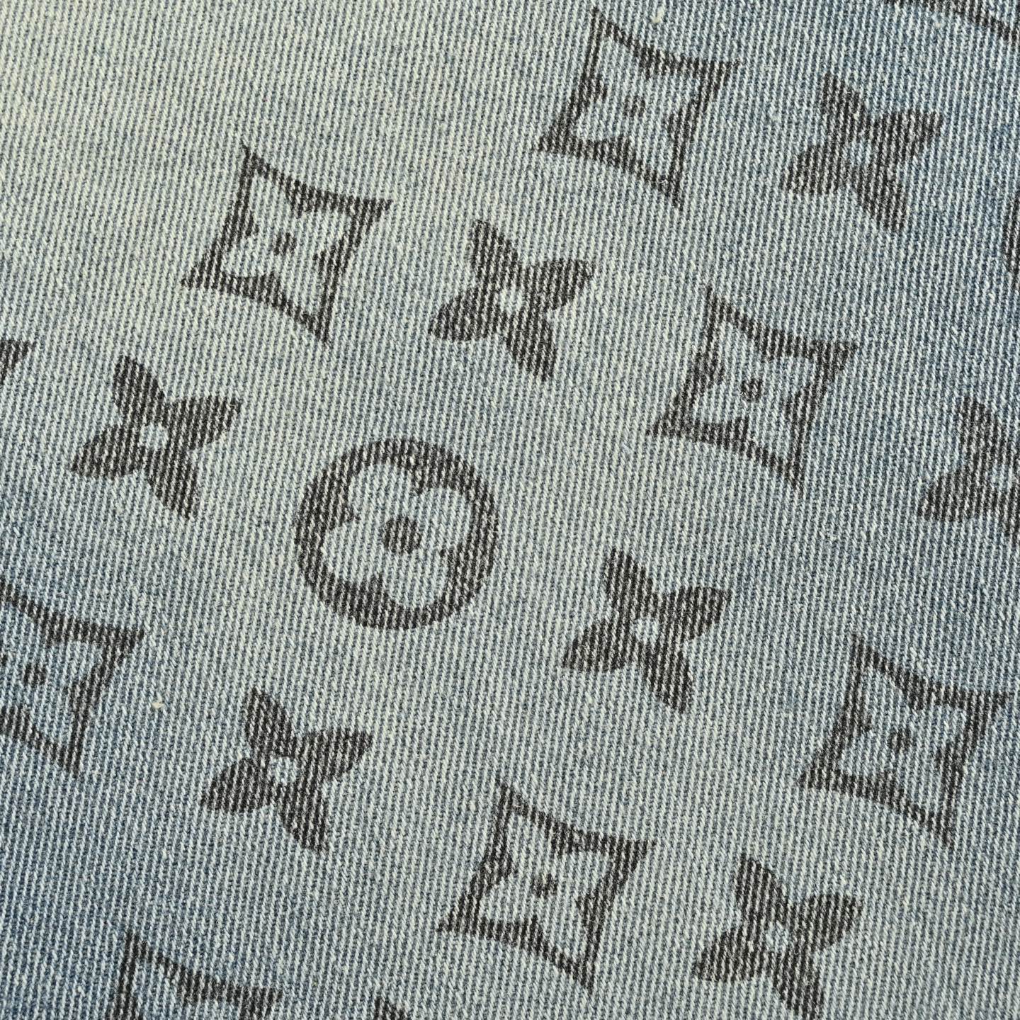 LouisVuitton/路易威登 拼接老花牛仔裤
