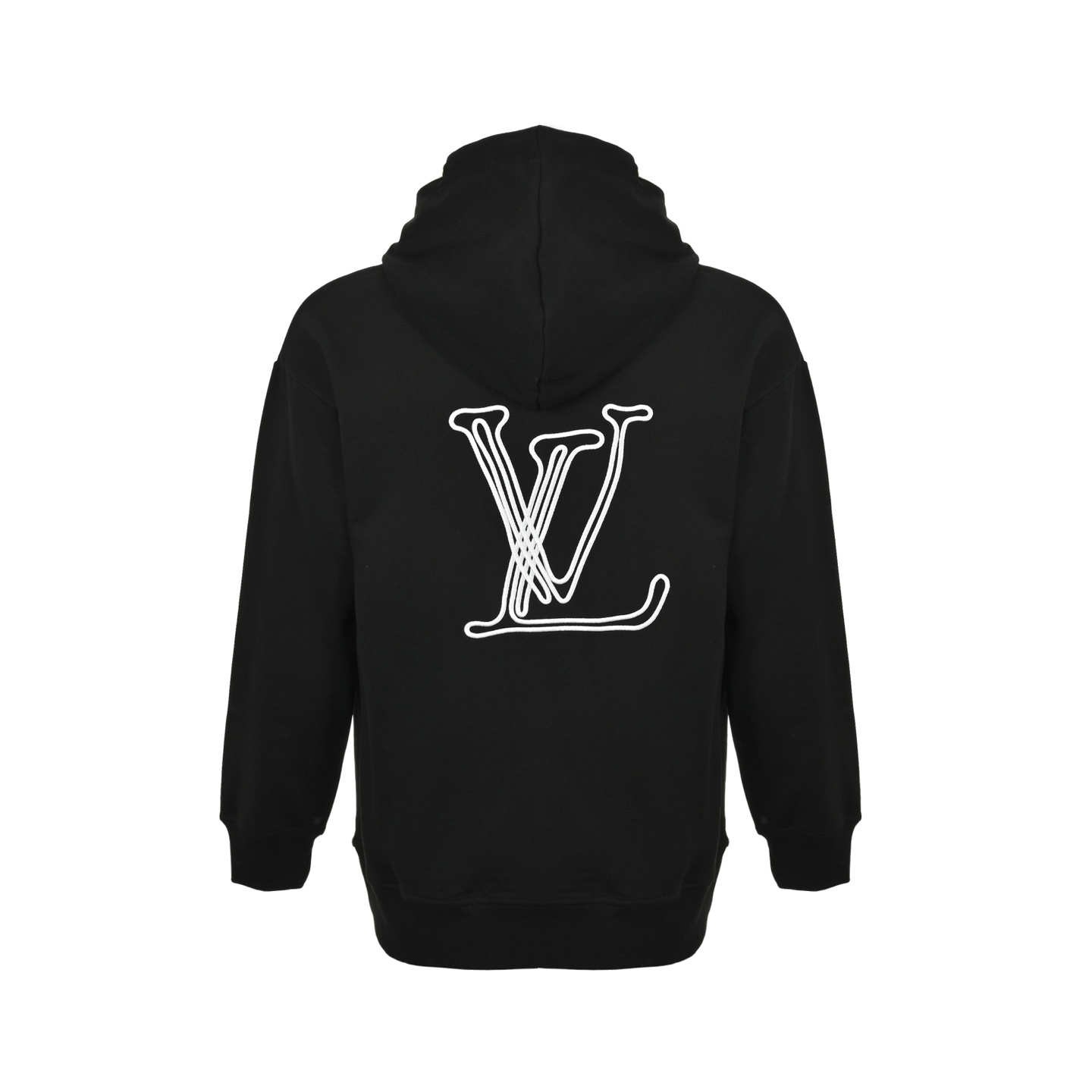 Louis Vuitton/路易威登 25Fw 前后刺绣字母logo连帽卫衣