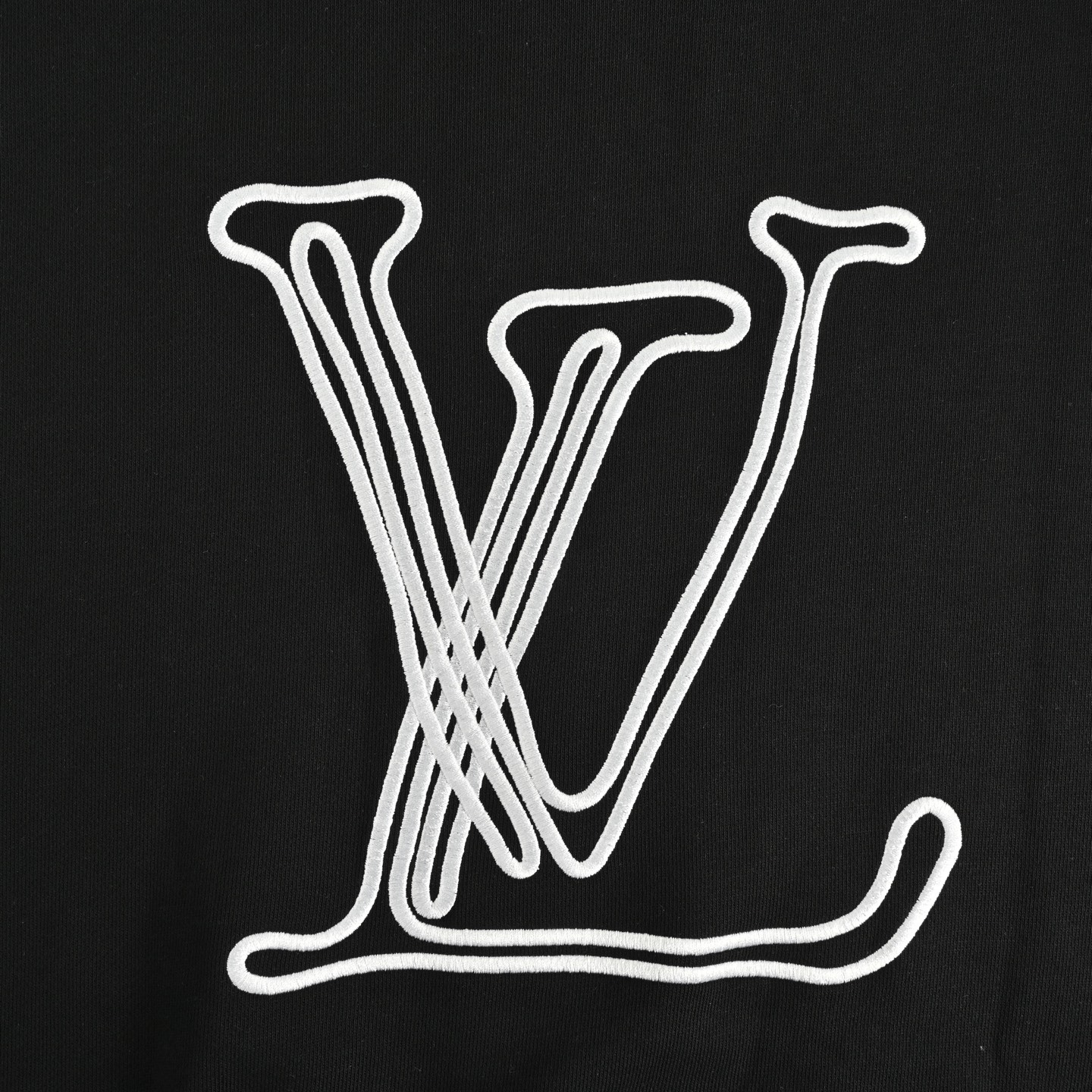 Louis Vuitton/路易威登 25Fw 前后刺绣字母logo连帽卫衣