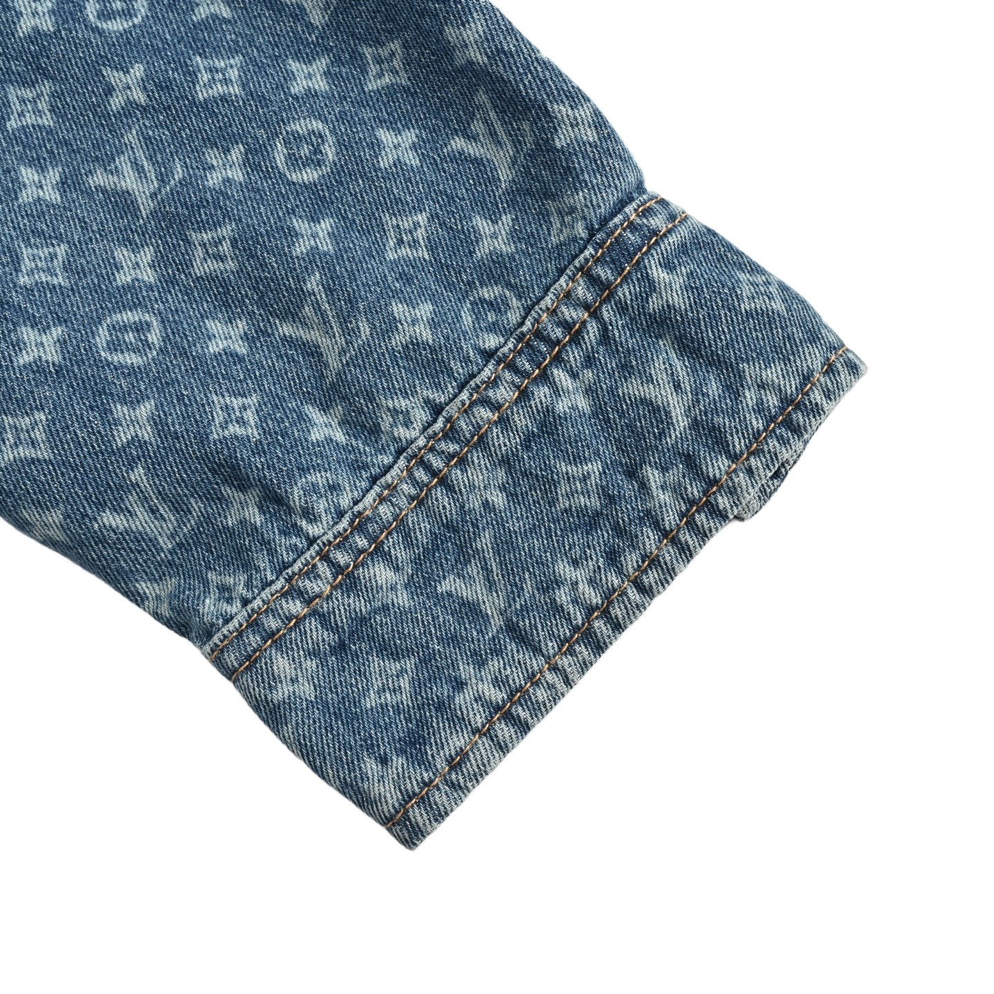 Louis Vuitton/路易威登 25Fw 满印老花牛仔衬衫外套