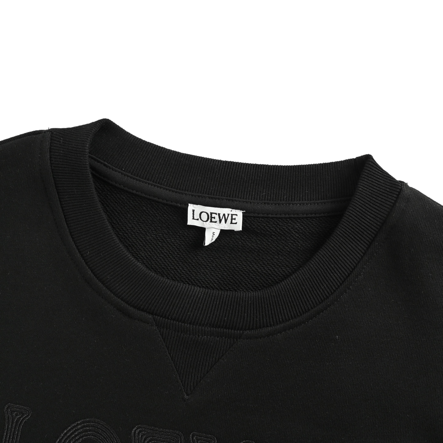 Loewe 罗意威 25Fw 撞色字母贴布logo圆领卫衣-Chinese UA Cheap High Quatity Brand Clothes Bags handbags Sneakers wholesale wholesaler seller from China Factory suppliers Fashion Clothing Shoes best Quality Beautiful Price Loewe 罗意威 25Fw 撞色字母贴布logo圆领卫衣