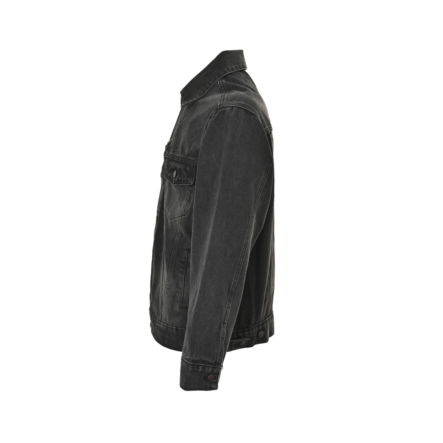 Balenciaga/巴黎世家 喷墨双B字母印花牛仔外套