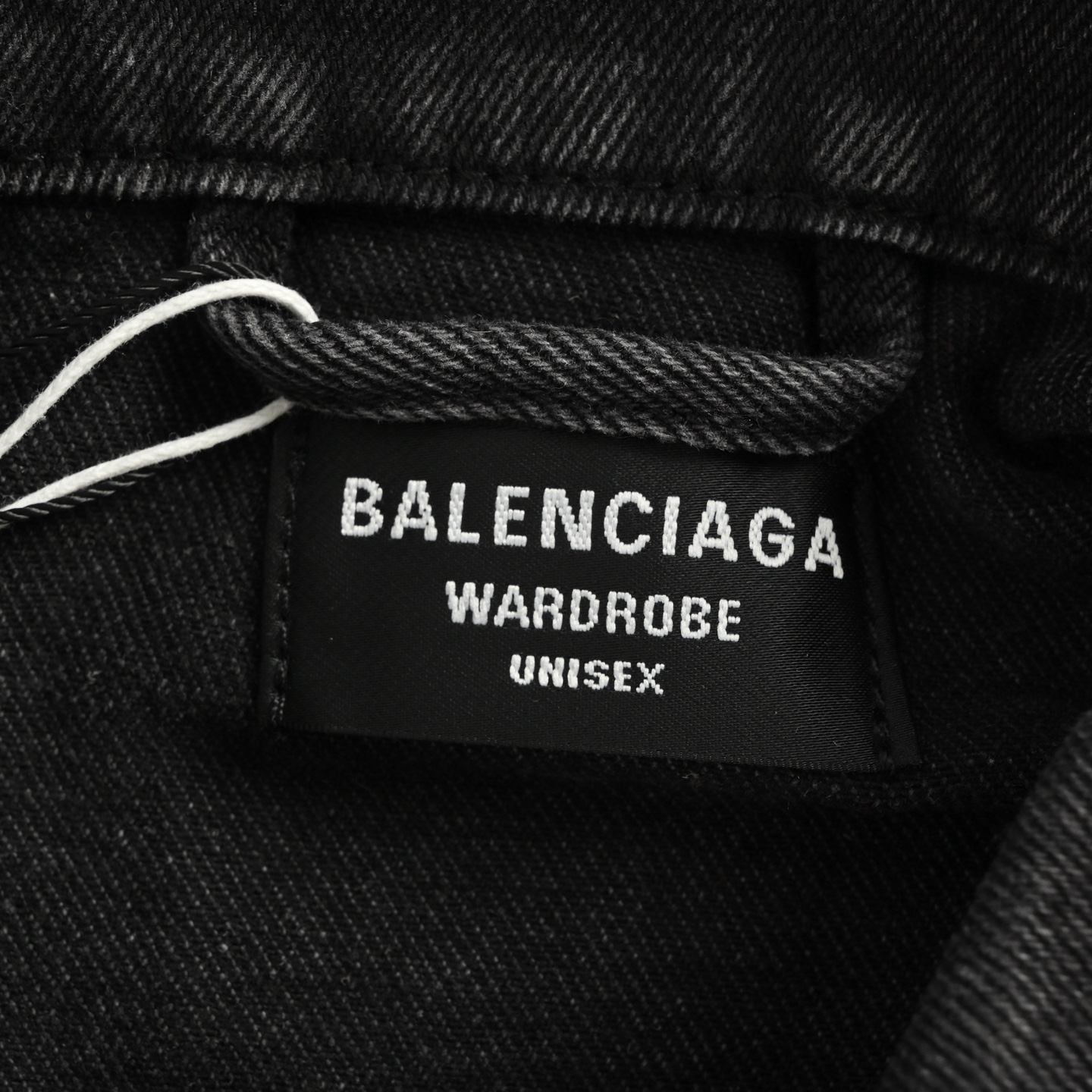 Balenciaga/巴黎世家 喷墨双B字母印花牛仔外套