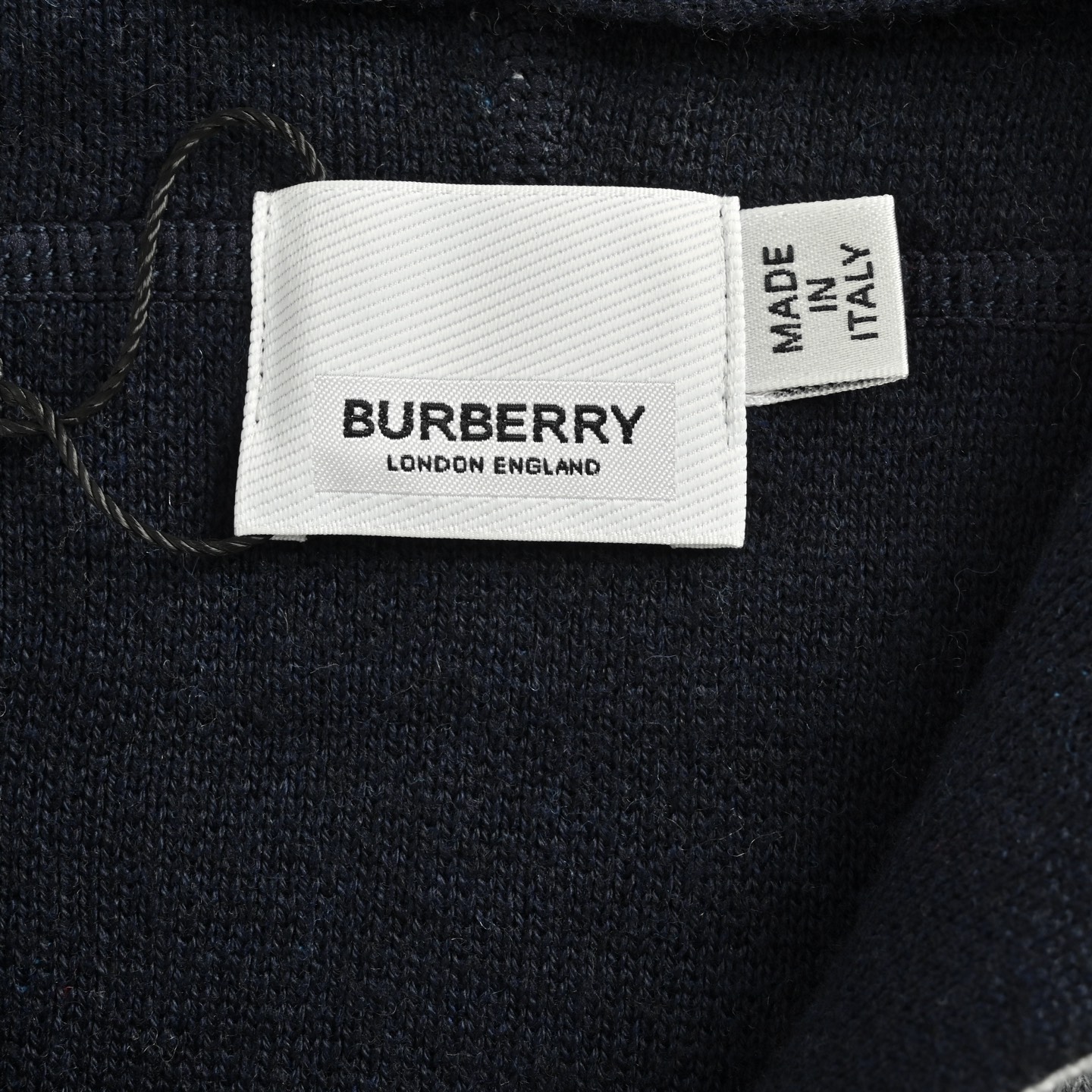 Burberry/巴宝莉 战马提花格纹双面穿毛衣外套
