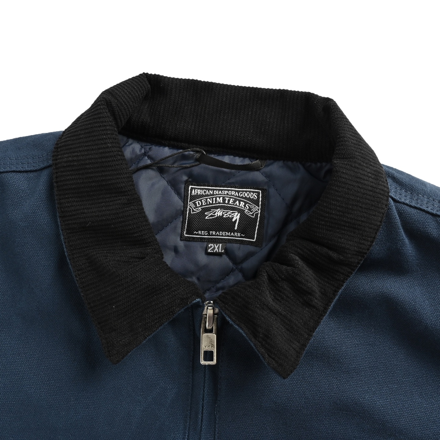 Stussy/斯图西 Denim Tears联名牛仔加棉夹克外套-High Quatity Cheap Brand wholesale wholesaler seller Clothes Bags handbags Sneakers Top Fashion Clothing Shoes from China Factory Chinese suppliers best Quality Beautiful Price Stussy/斯图西 Denim Tears联名牛仔加棉夹克外套