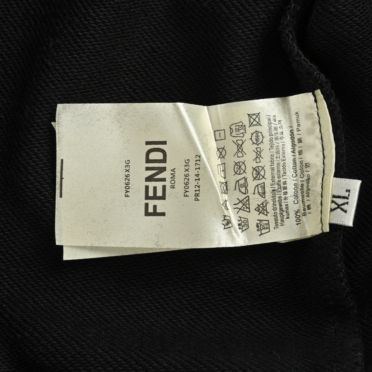 Fendi/芬迪 25Fw 标签眼睛圆领卫衣