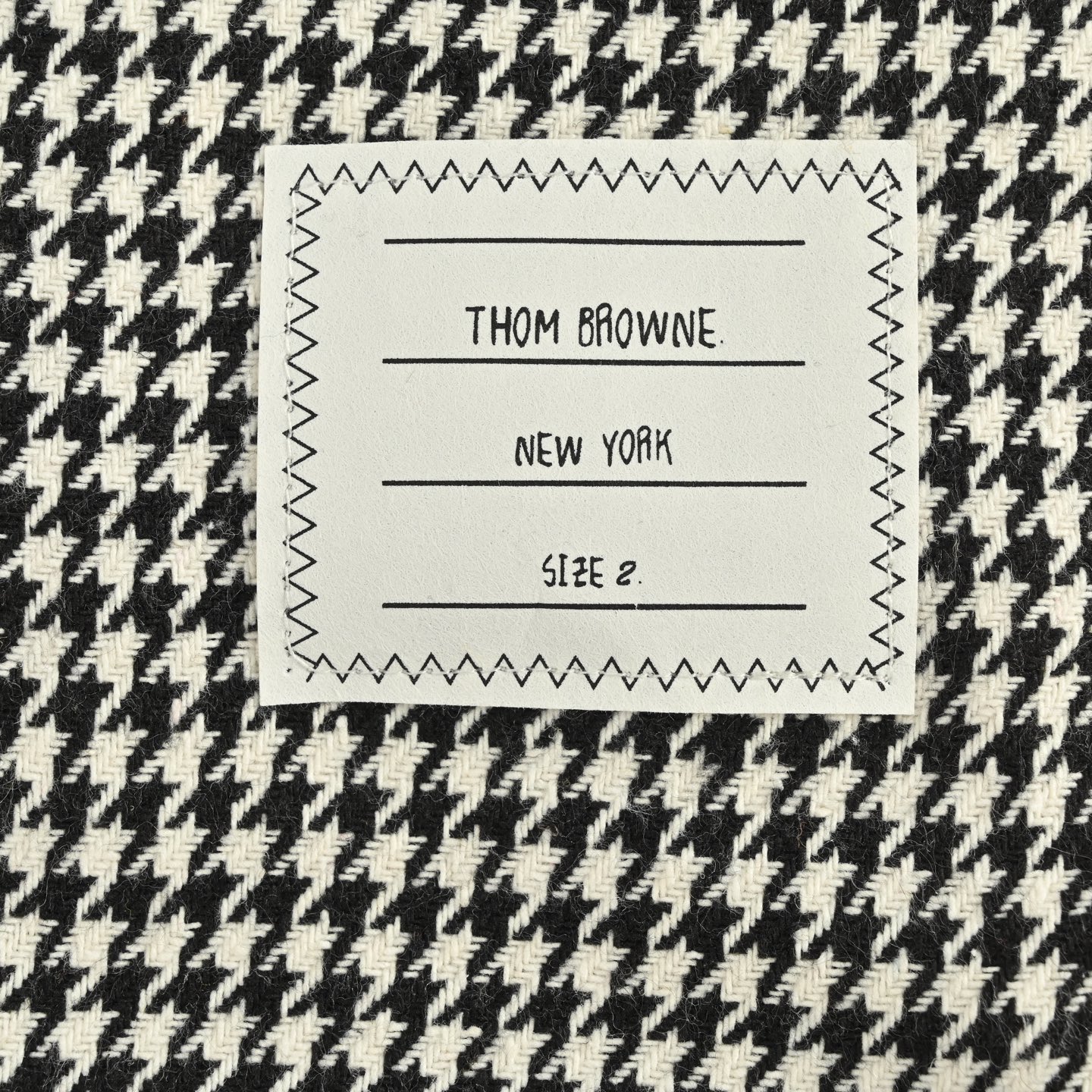 Thom Browne/汤姆布朗 羊毛千鸟格夹克衬衫