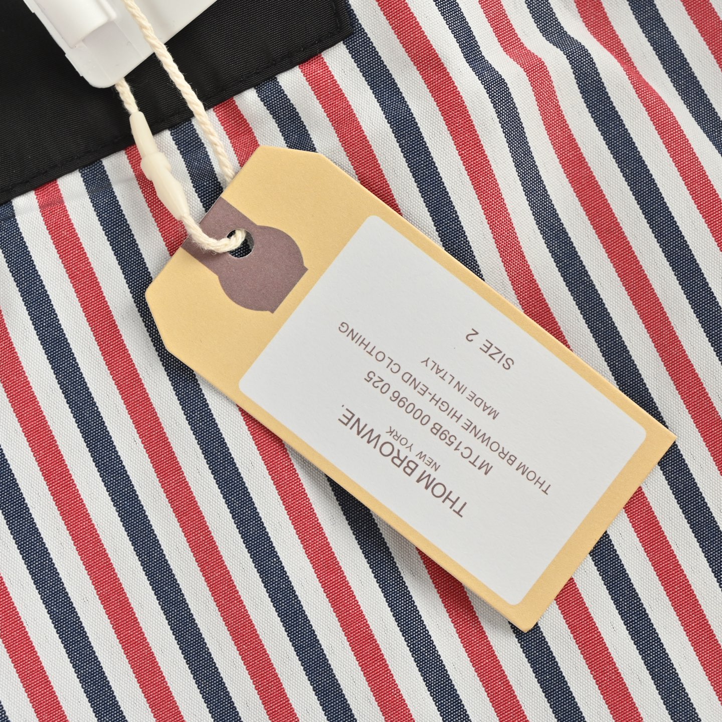 Thom Browne/汤姆布朗 双袖标反光四杠冲锋衣外套