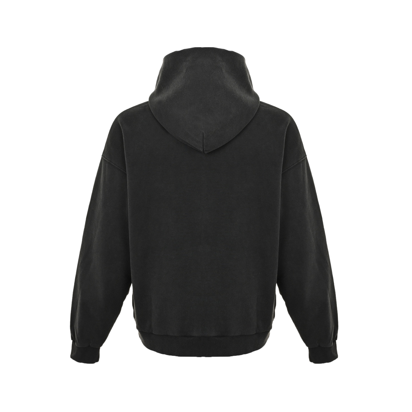 Balenciaga & Puma 联名款水洗连帽卫衣 洗水黑