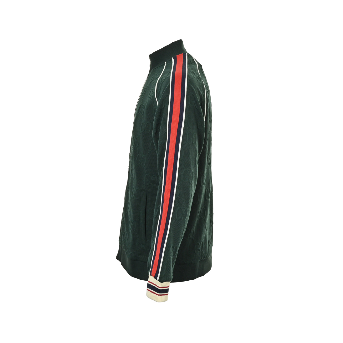Gucci 古驰 全幅双G提花红绿条纹织带套装外套-Chinese UA Cheap High Quatity Brand Clothes Bags handbags Sneakers wholesale wholesaler seller from China Factory suppliers Fashion Clothing Shoes best Quality Beautiful Price Gucci 古驰 全幅双G提花红绿条纹织带套装外套