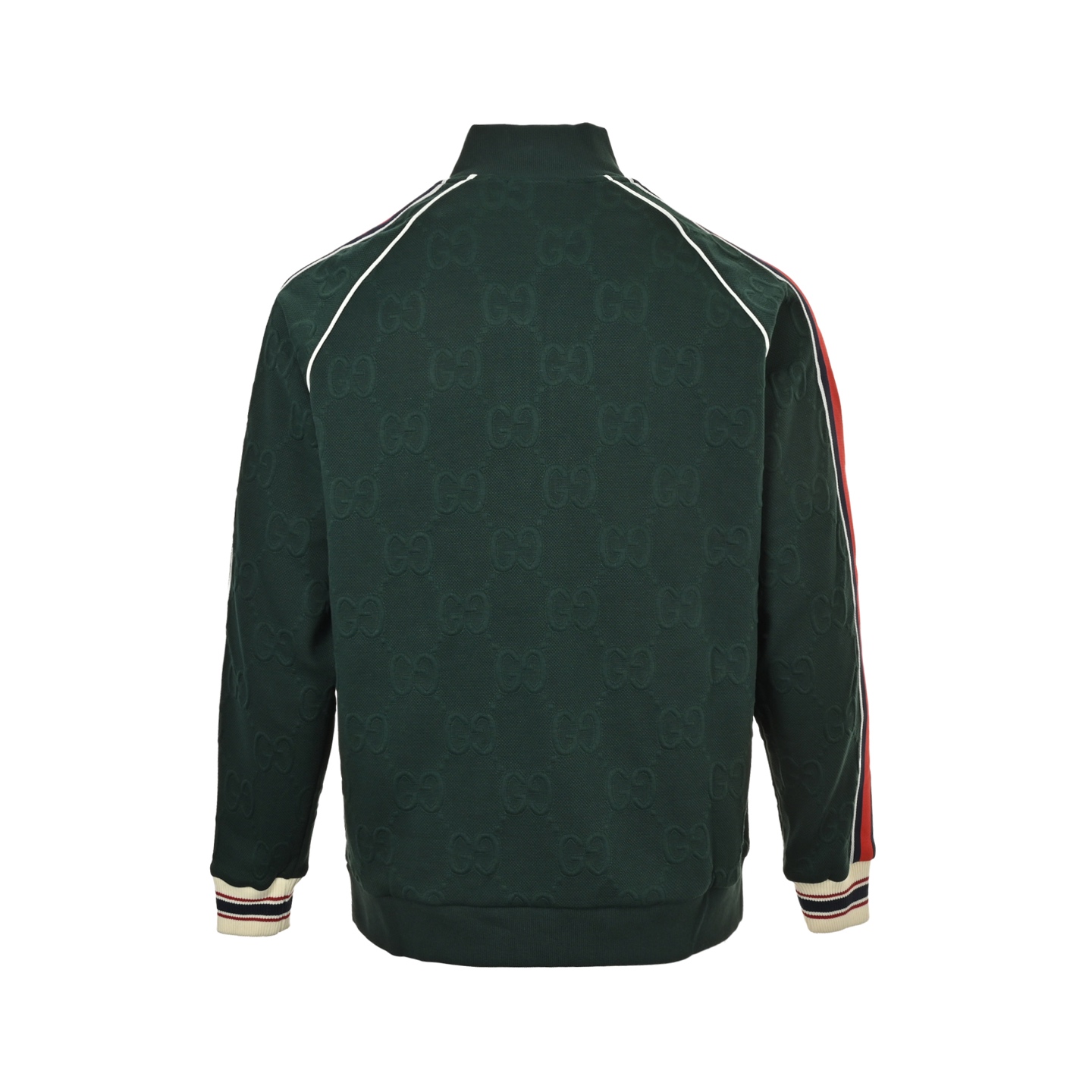 Gucci 古驰 全幅双G提花红绿条纹织带套装外套-Chinese UA Cheap High Quatity Brand Clothes Bags handbags Sneakers wholesale wholesaler seller from China Factory suppliers Fashion Clothing Shoes best Quality Beautiful Price Gucci 古驰 全幅双G提花红绿条纹织带套装外套