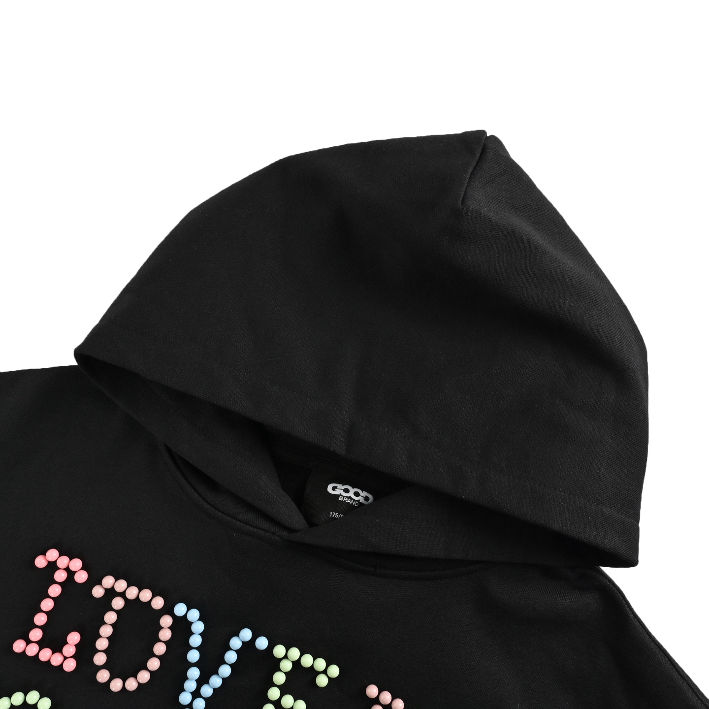 GOODBRAND 限定马卡龙彩色珍珠字母连帽卫衣
