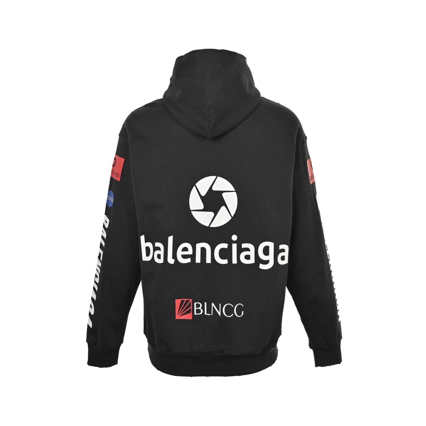 Balenciaga/巴黎世家 多标印花连帽卫衣