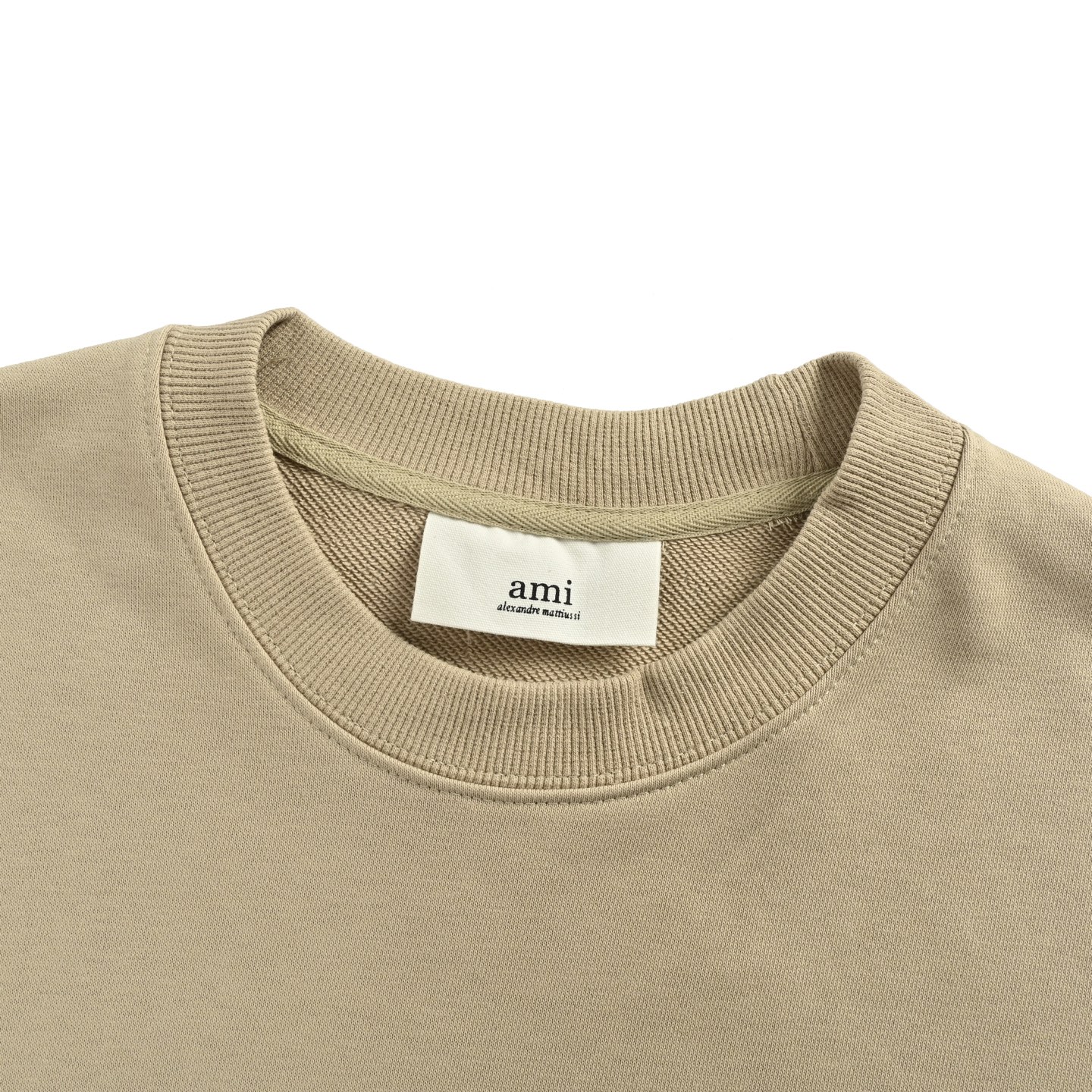 Ami 小爱心刺绣圆领卫衣