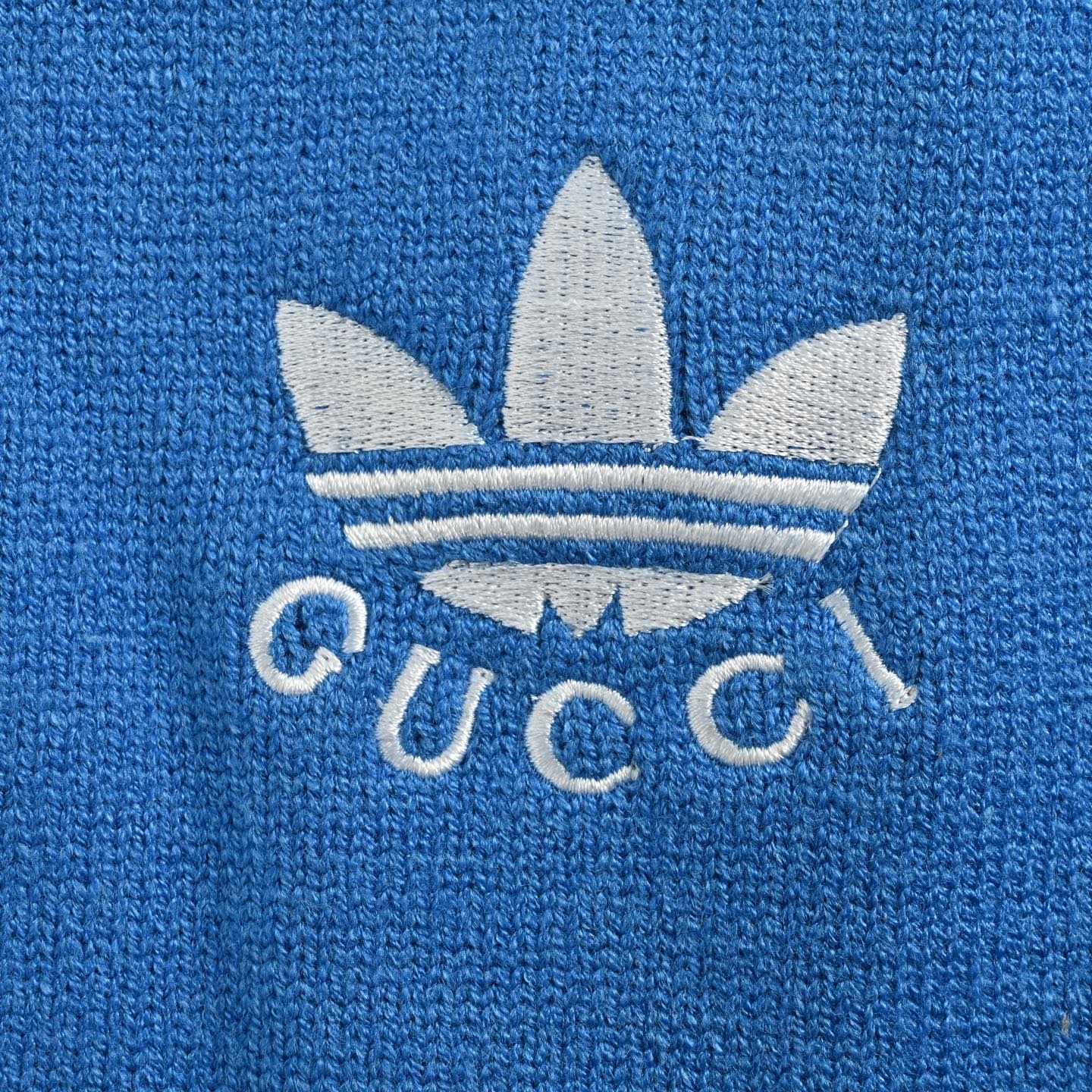 Gucci & Adidas 25ss 联名三叶草刺绣针织外套-High Quatity Cheap Brand wholesale wholesaler seller Clothes Bags handbags Sneakers Top Fashion Clothing Shoes from China Factory Chinese suppliers best Quality Beautiful Price Gucci & Adidas 25ss 联名三叶草刺绣针织外套