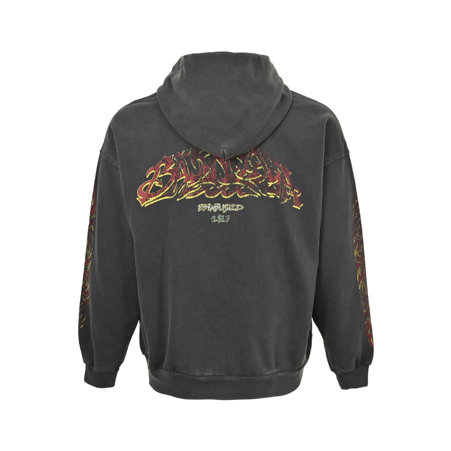 Balenciaga/巴黎世家 25Fw 灾难拉链连帽卫衣外套