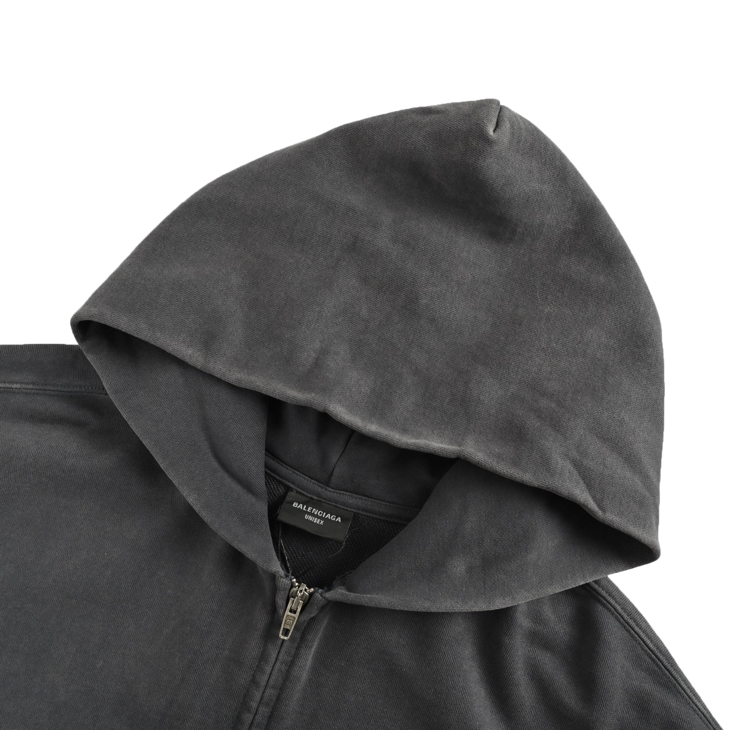 Balenciaga/巴黎世家 25Fw 灾难拉链连帽卫衣外套