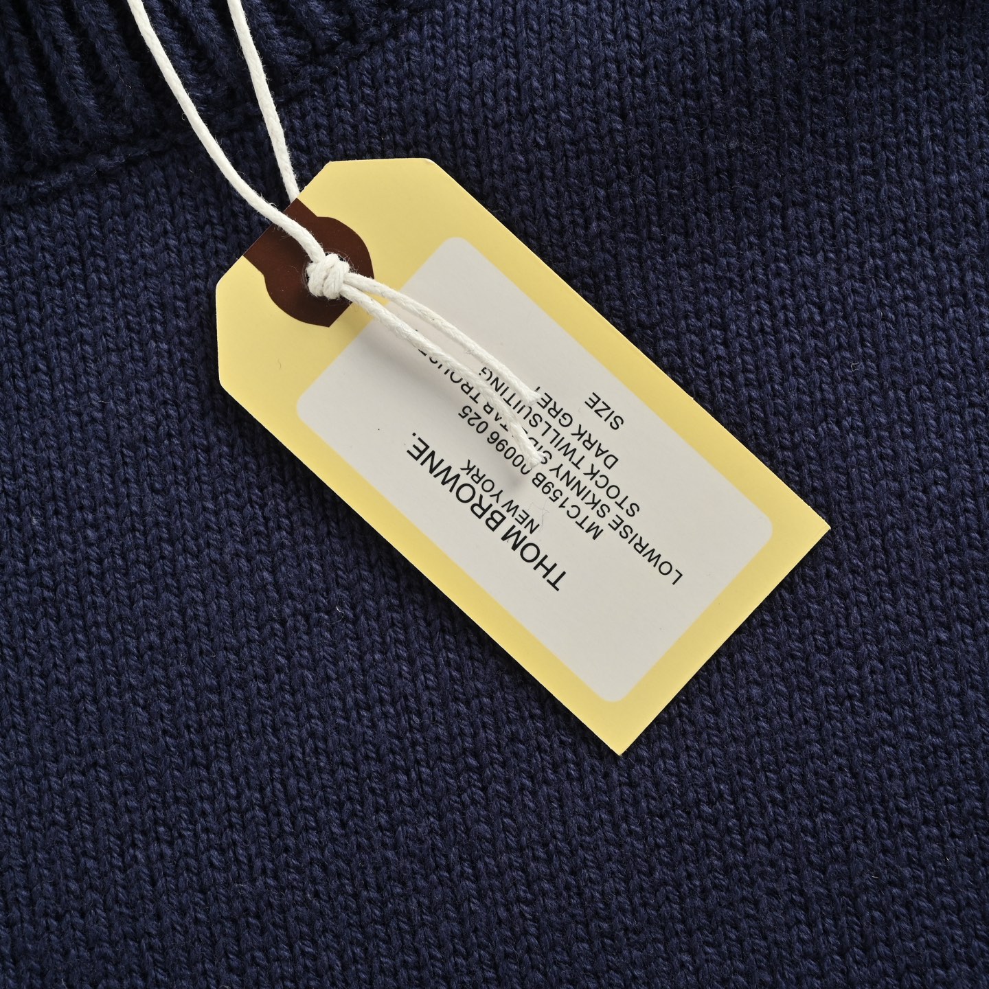 Thom Browne/汤姆布朗 色织四杠圆领毛衣 Thom Browne/汤姆布朗 色织四杠圆领毛衣