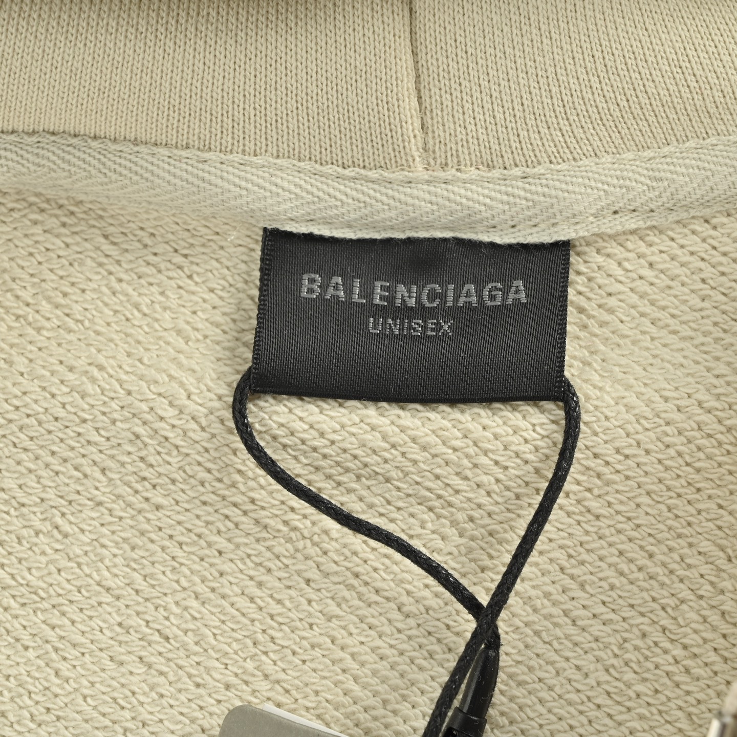 Balenciaga/巴黎世家 迈阿密限定刺绣字母拉链连帽外套 灰白