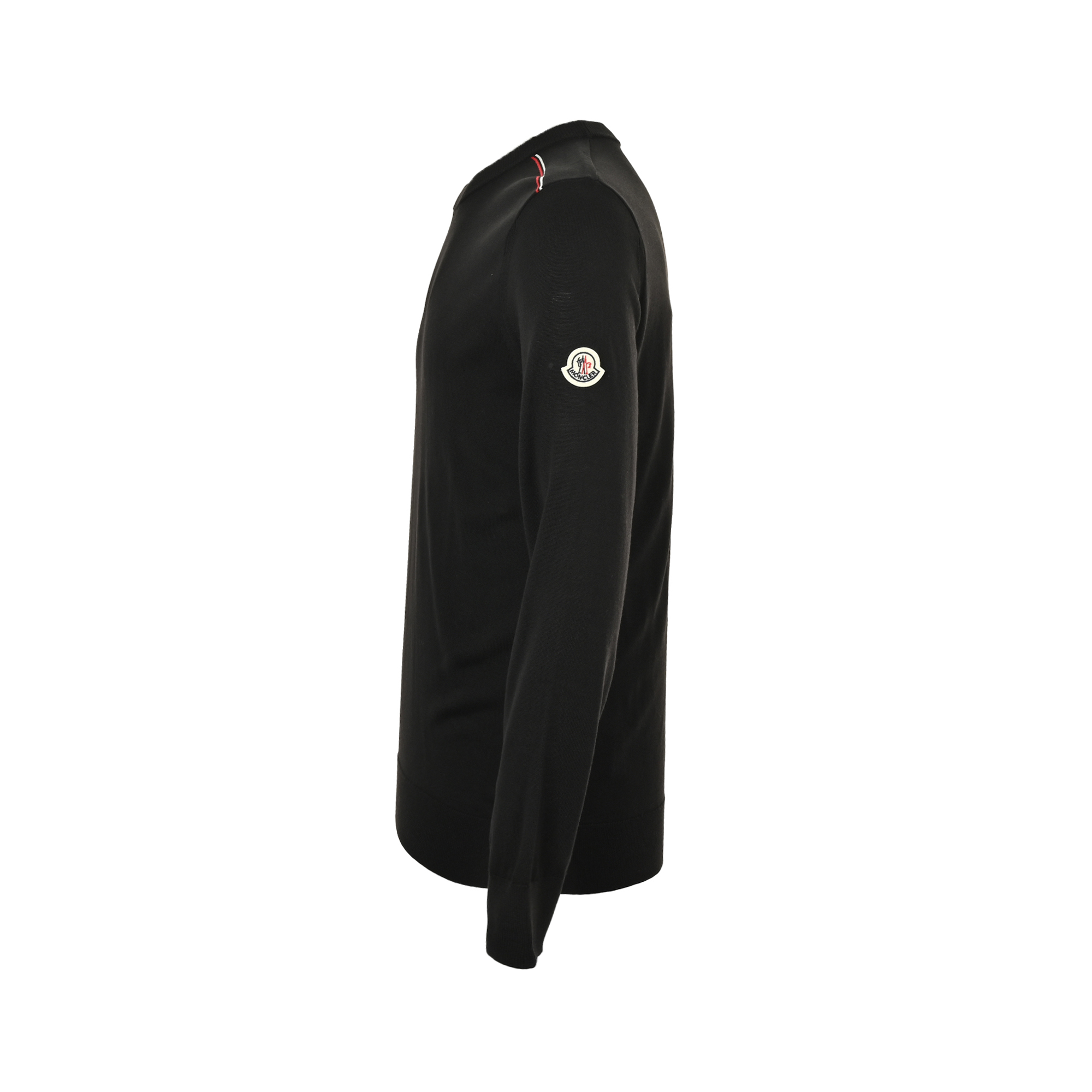 Moncler/蒙口 肩膀条纹桑蚕丝针织毛衣