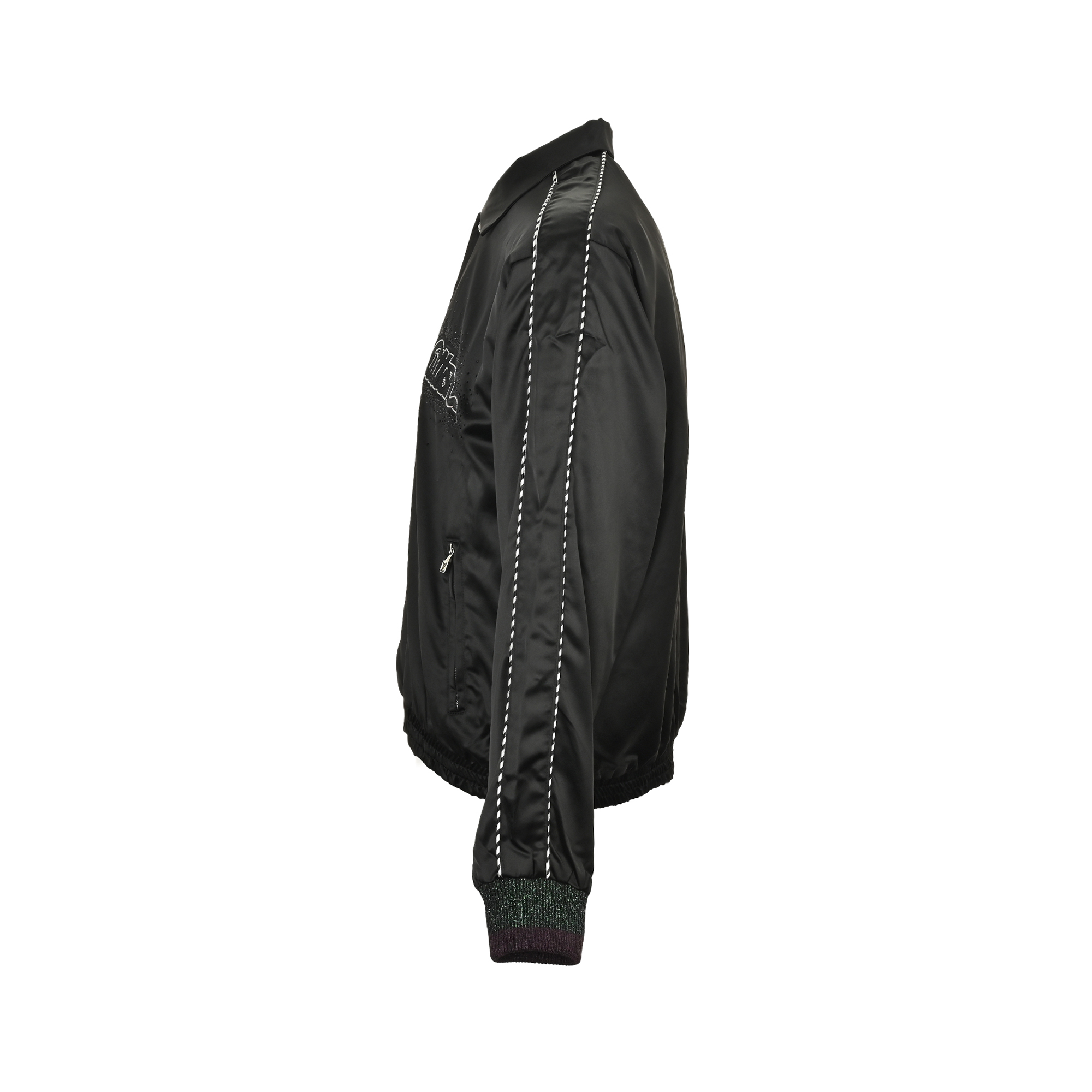 Louis Vuitton/路易威登 横须贺醋酸烫钻翻领轻薄棉服外套