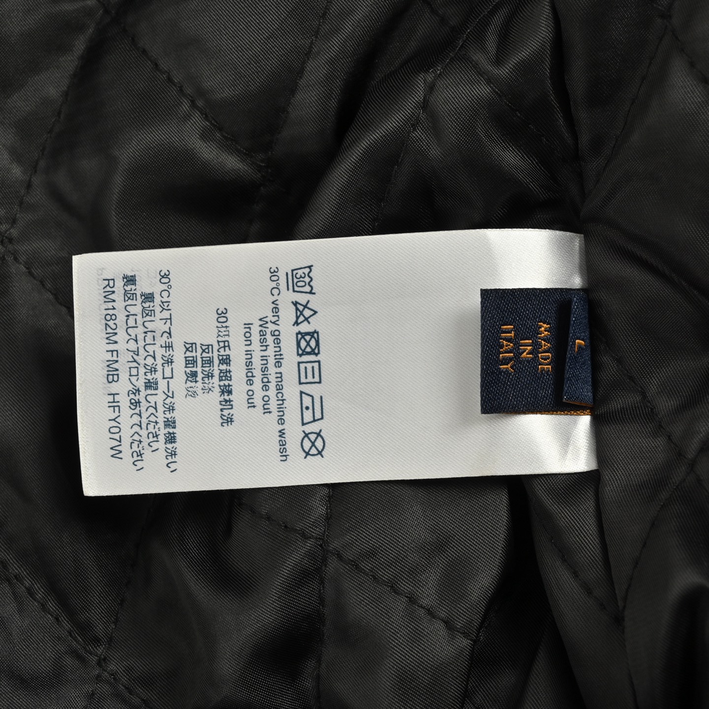 Louis Vuitton/路易威登 横须贺醋酸烫钻翻领轻薄棉服外套