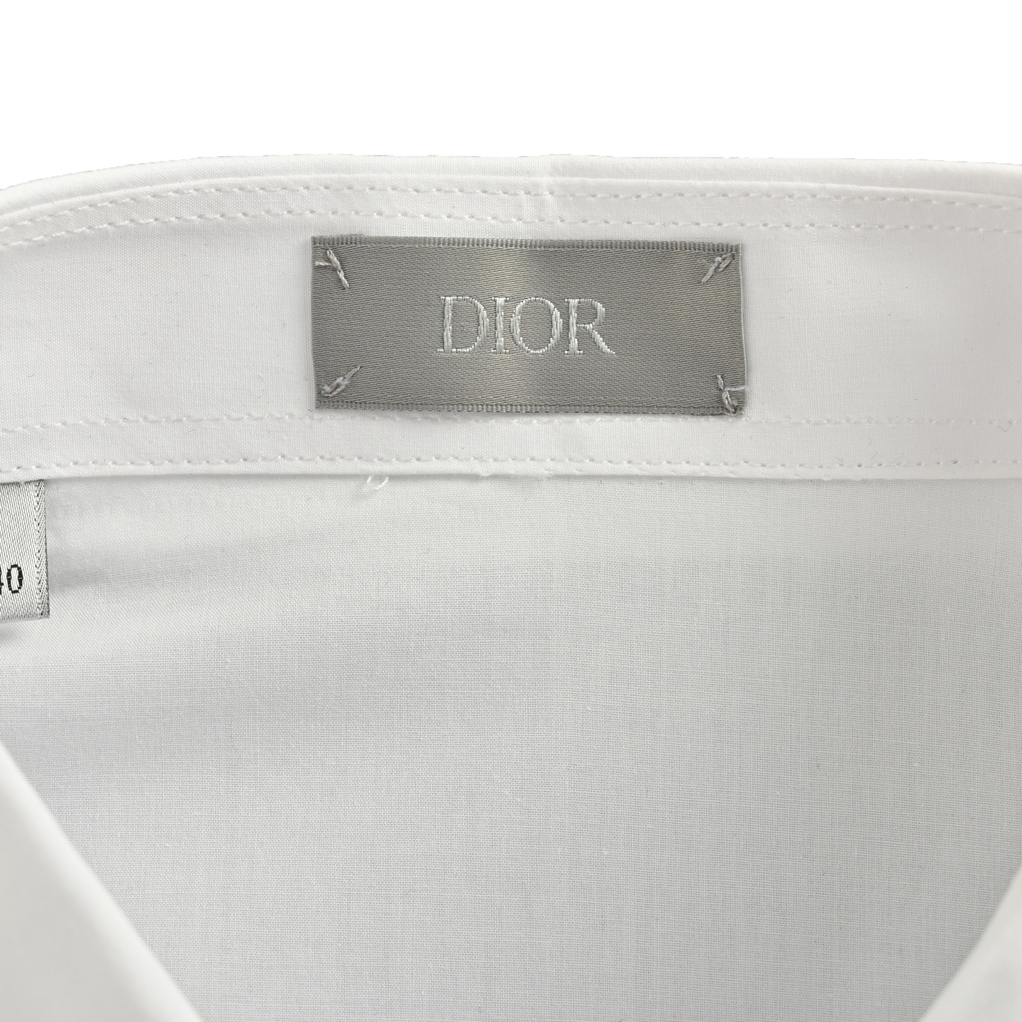 Dior/迪奥 方长标府绸翻领贴袋长袖衬衫 Dior/迪奥 方长标府绸翻领贴袋长袖衬衫
