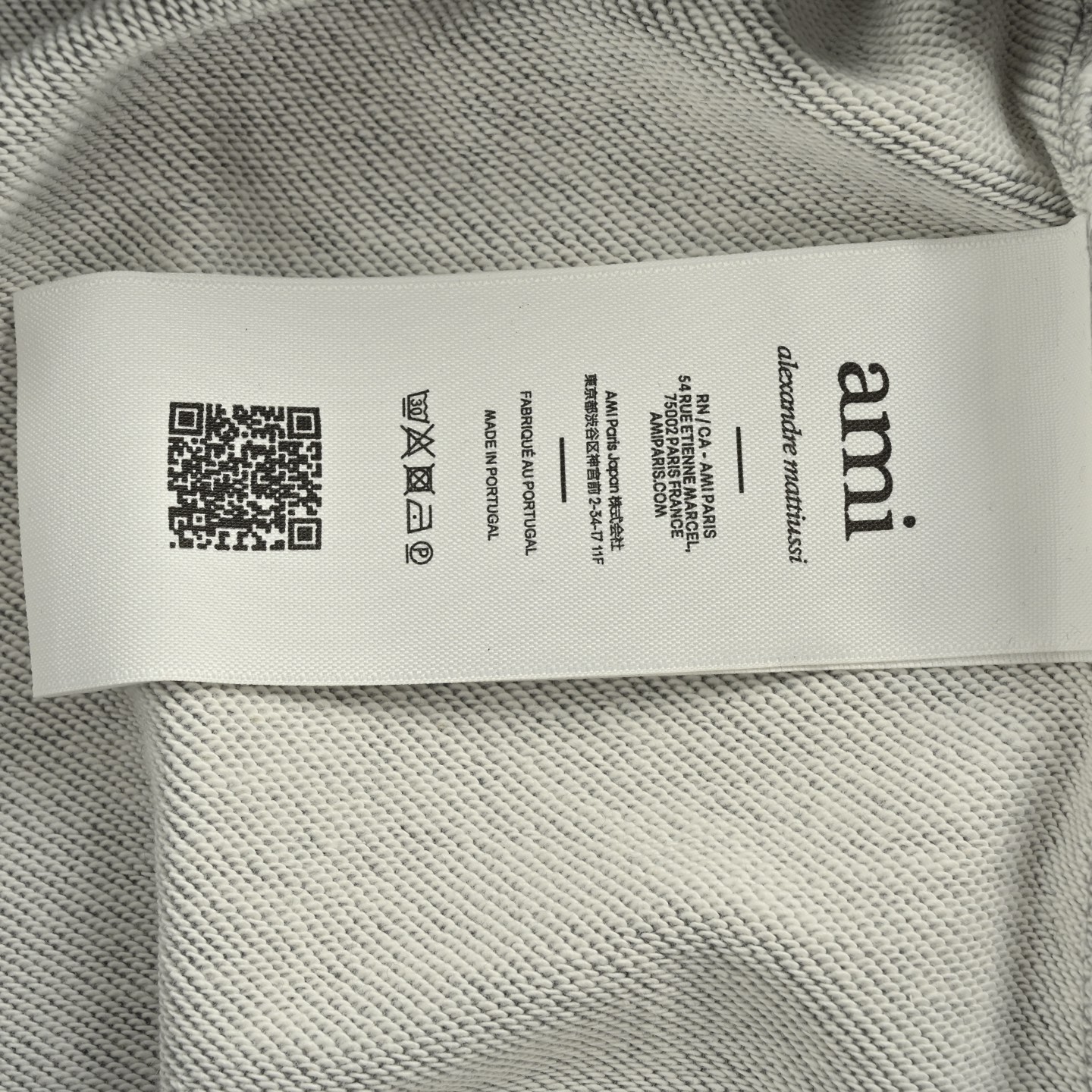 Ami 钩针编织爱心刺绣圆领卫衣 Ami 钩针编织爱心刺绣圆领卫衣