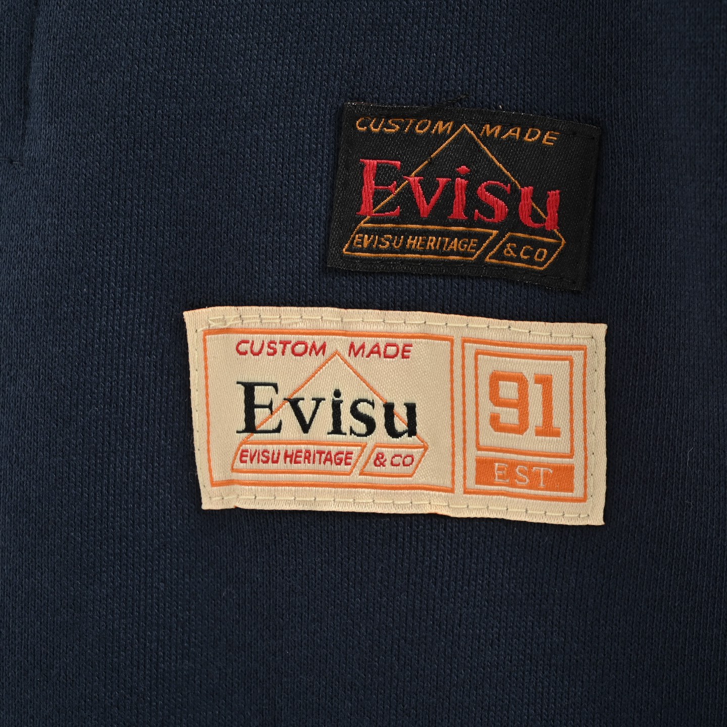 Evisu/福神 25Fw 笔刷大M新花长裤 字母刺绣休闲运动卫裤 Evisu/福神 25Fw 笔刷大M新花长裤 字母刺绣休闲运动卫裤