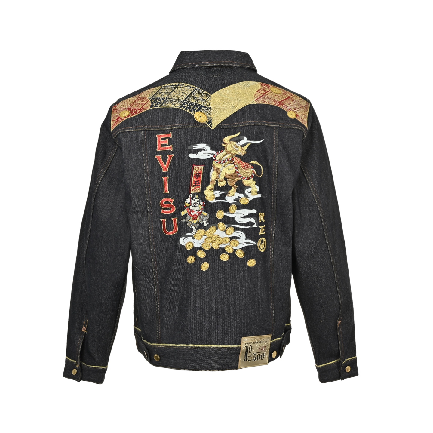 Evisu/福神 25Fw 牛年限定刺绣牛仔外套 Evisu/福神 25Fw 牛年限定刺绣牛仔外套