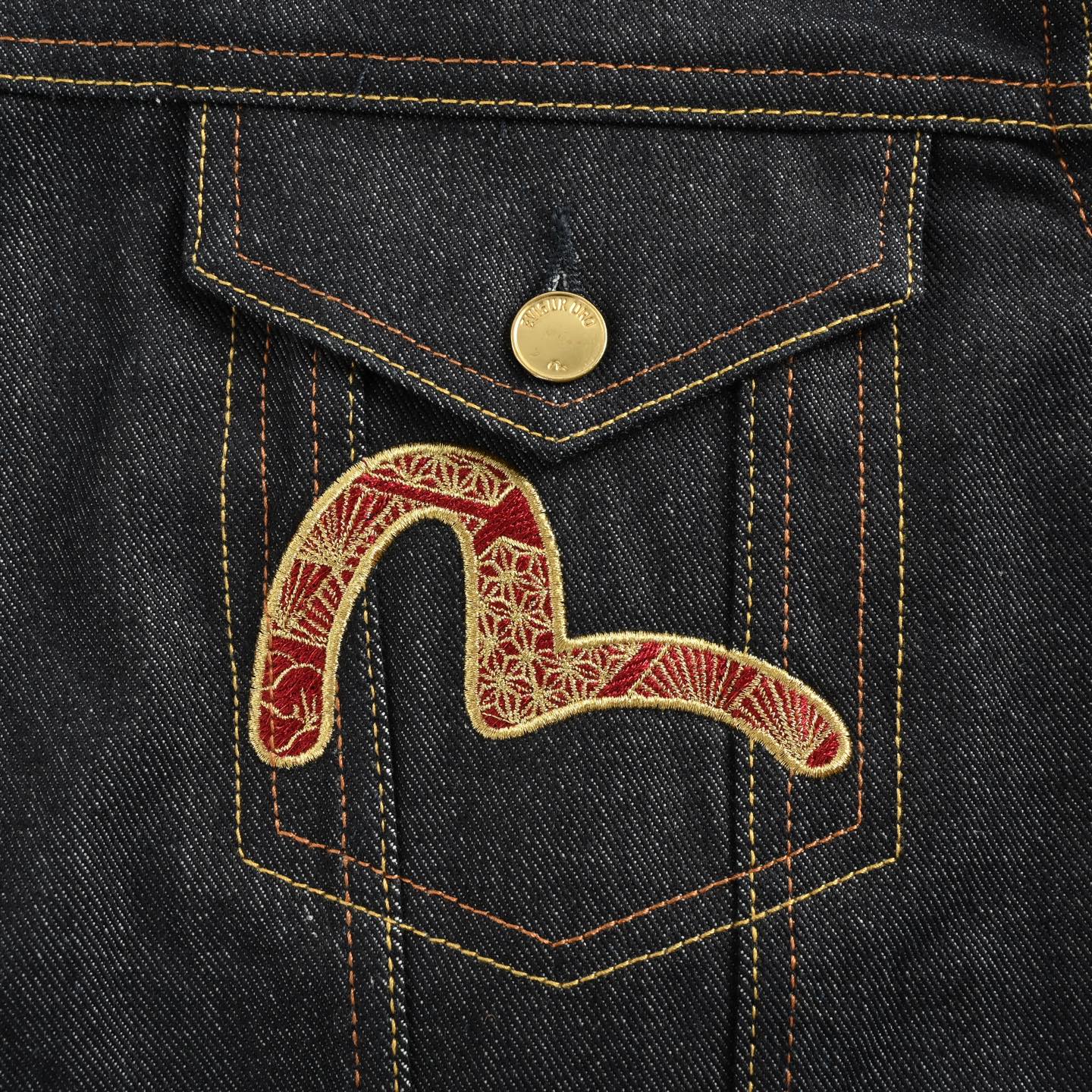 Evisu/福神 25Fw 牛年限定刺绣牛仔外套 Evisu/福神 25Fw 牛年限定刺绣牛仔外套