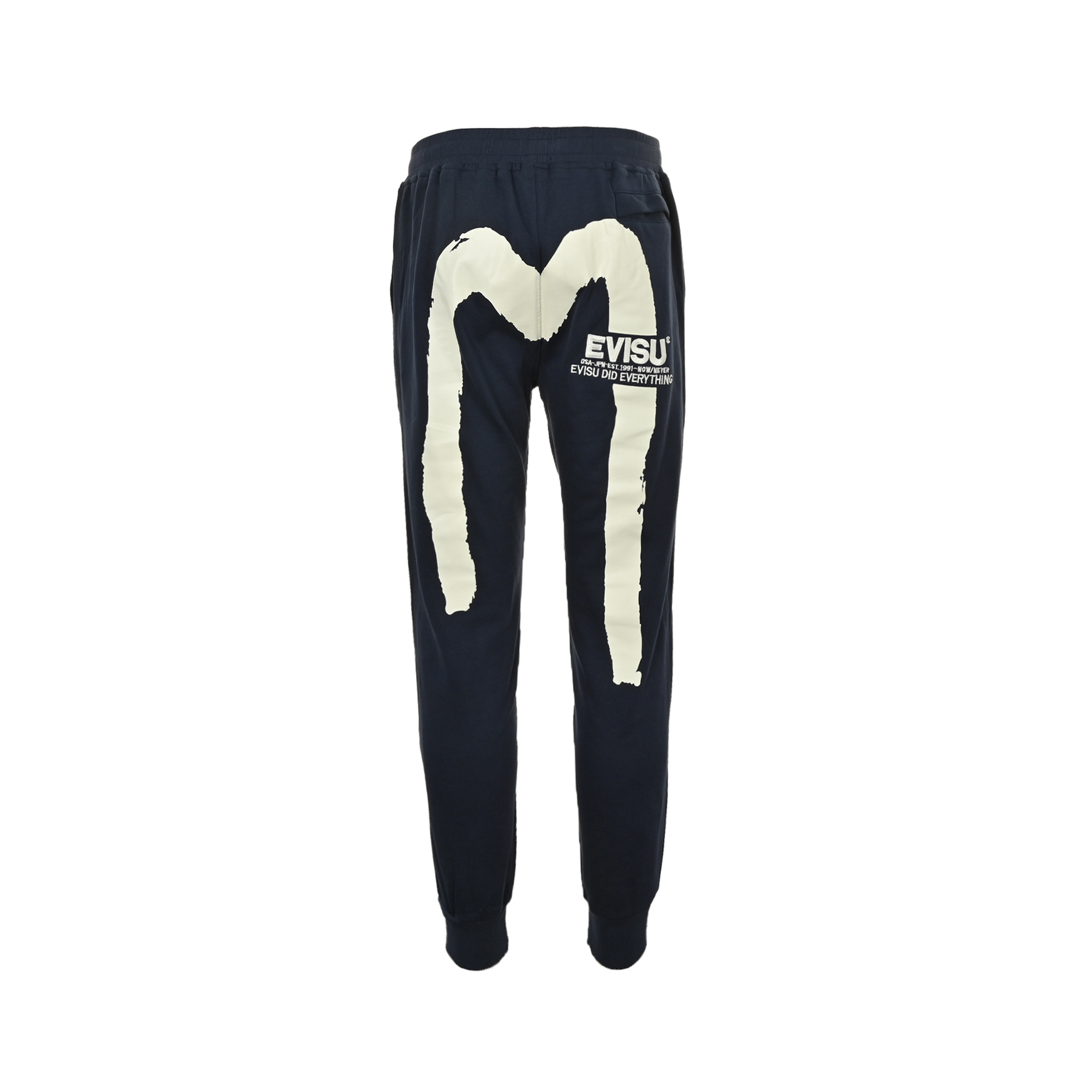 Evisu/福神 25Fw 笔刷大M新花长裤 字母刺绣休闲运动卫裤 Evisu/福神 25Fw 笔刷大M新花长裤 字母刺绣休闲运动卫裤