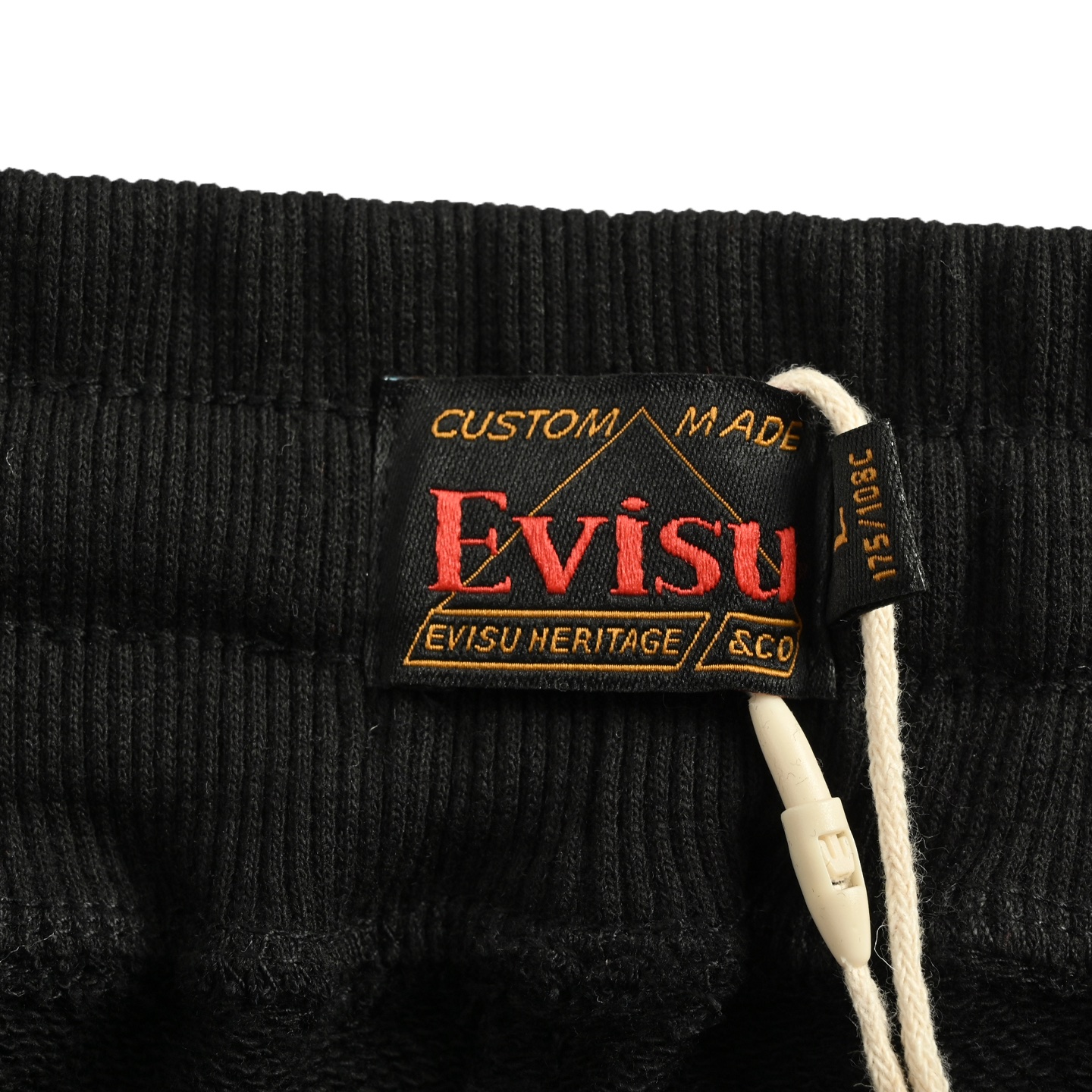Evisu/福神 25Fw 锦鲤新花长裤 EVISU福神秋新款锦鲤与字母印花长裤男女休闲宽松束脚卫裤潮流