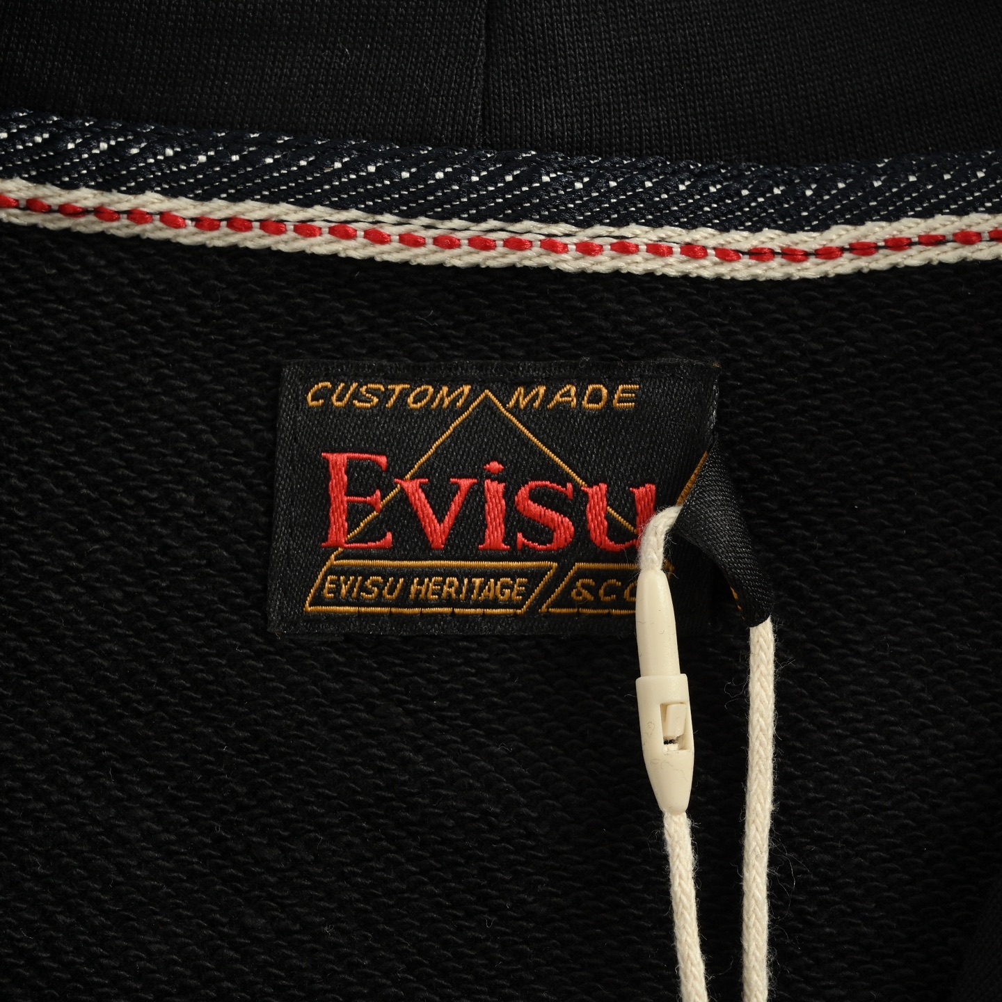 Evisu/福神 25Fw 锦鲤印花连帽卫衣