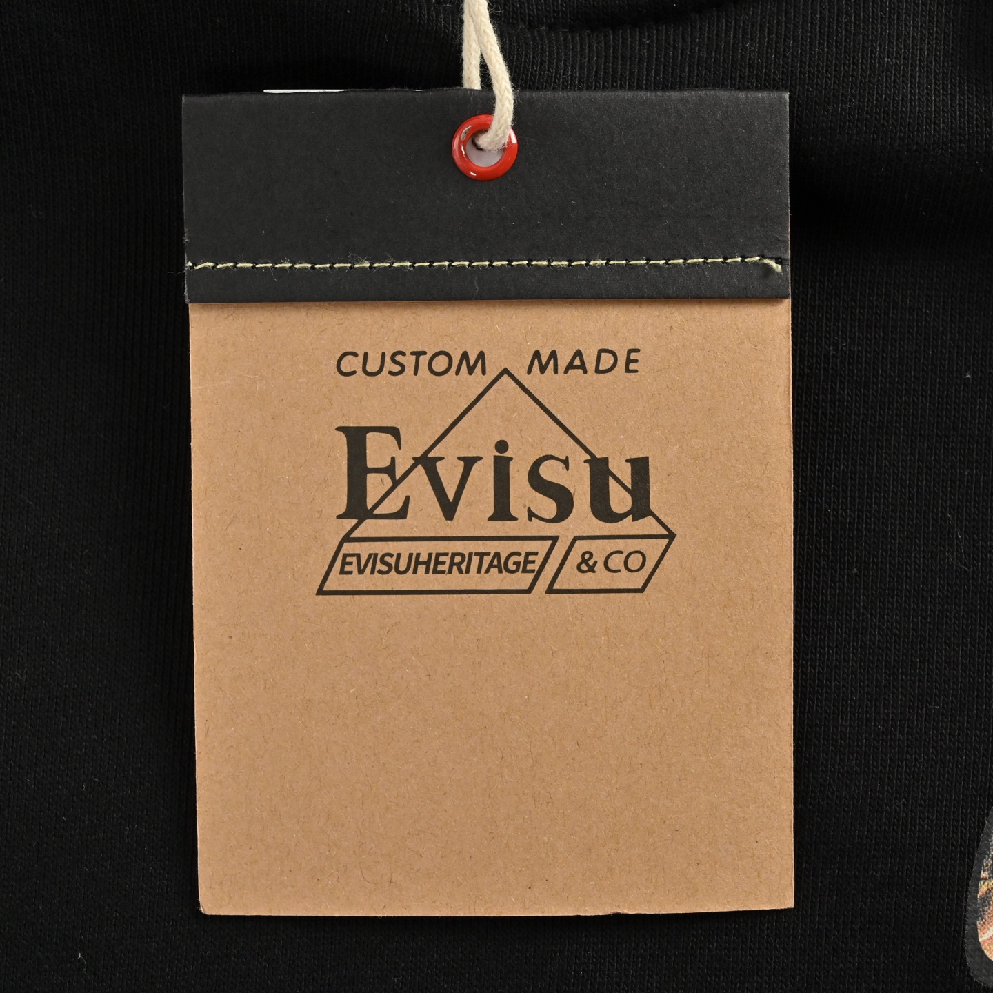 Evisu/福神 25Fw 锦鲤印花连帽卫衣