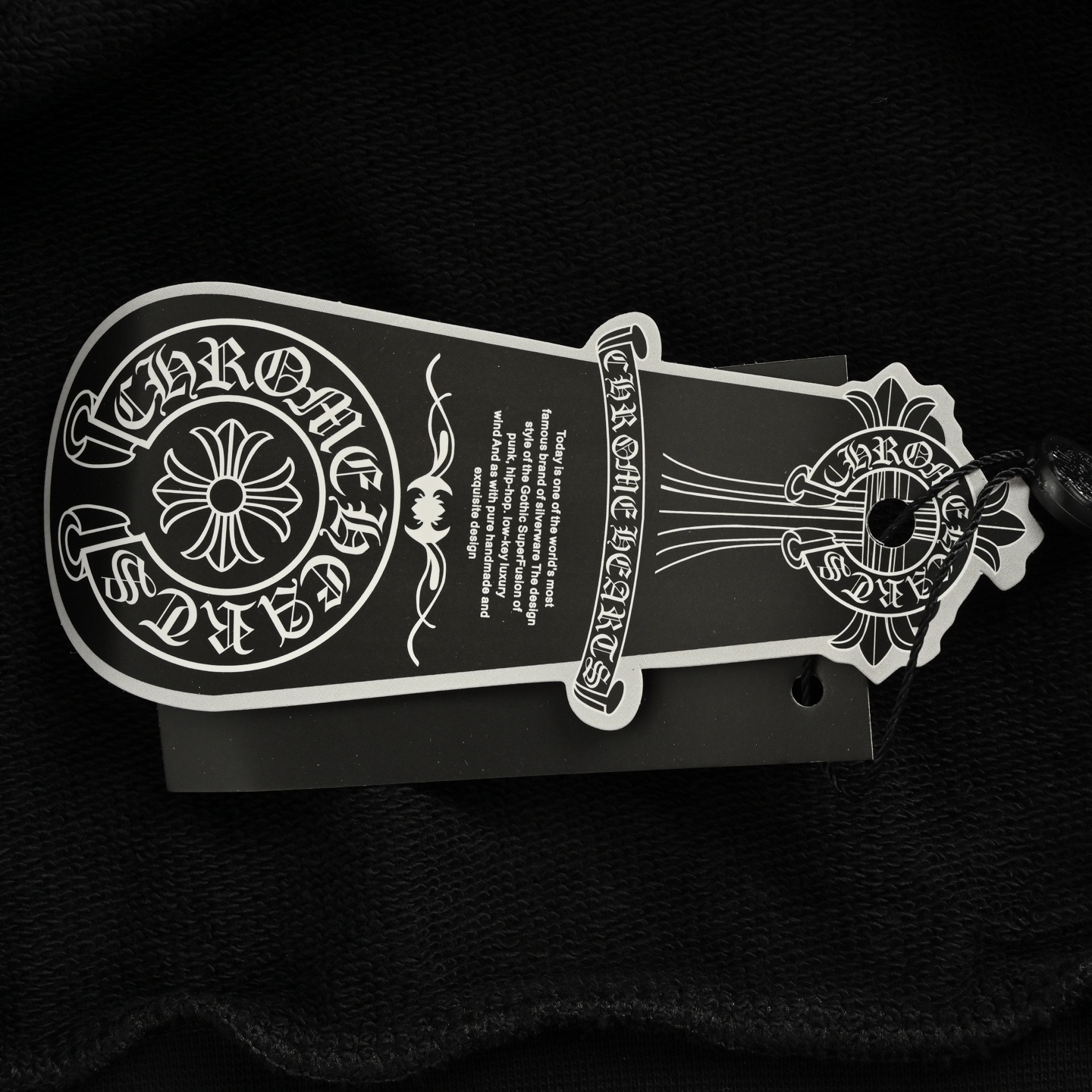 Chrome Hearts/克罗心 25Fw 后背贴布做旧水洗连帽卫衣