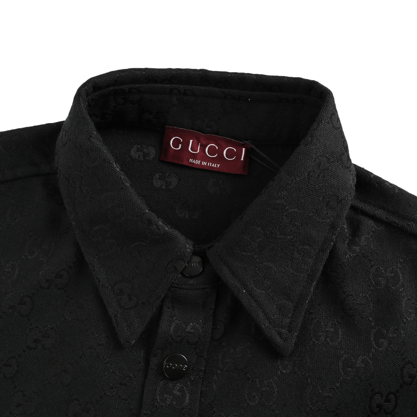 Gucci/古驰 纽扣对花双G满印提花立领衬衫外套 Gucci/古驰 纽扣对花双G满印提花立领衬衫外套