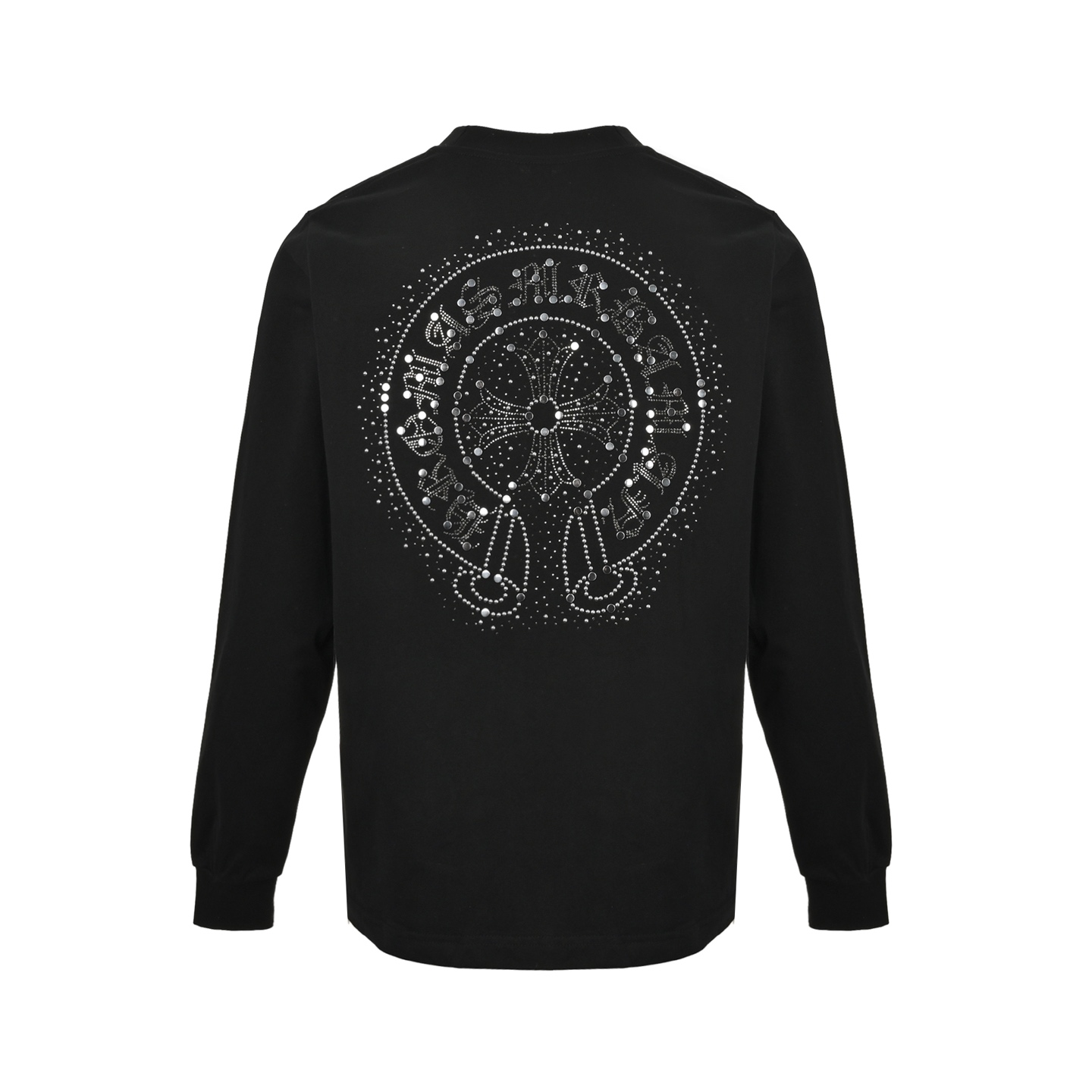 Chrome Hearts/克罗心25Fw繁星斑点铆钉长袖T恤 黑色 白色