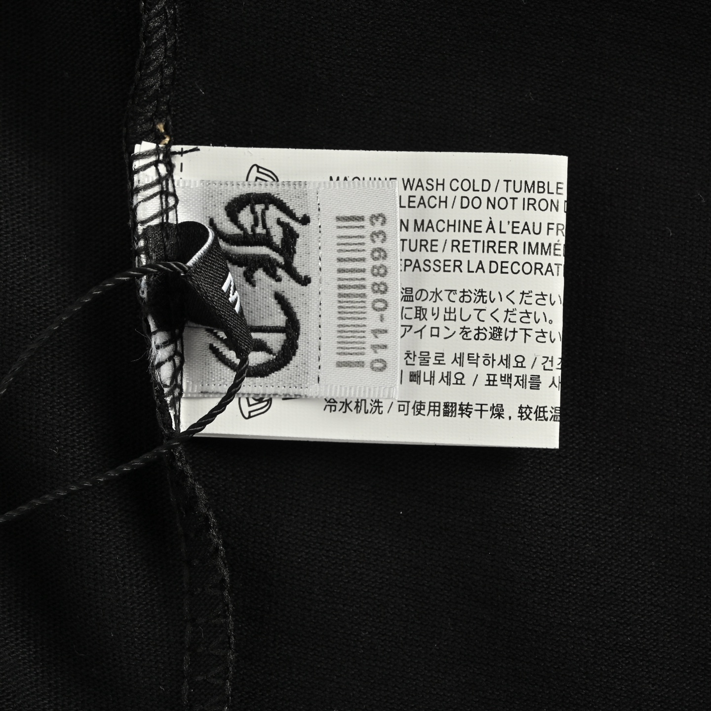 Chrome Hearts/克罗心25Fw繁星斑点铆钉长袖T恤 黑色 白色