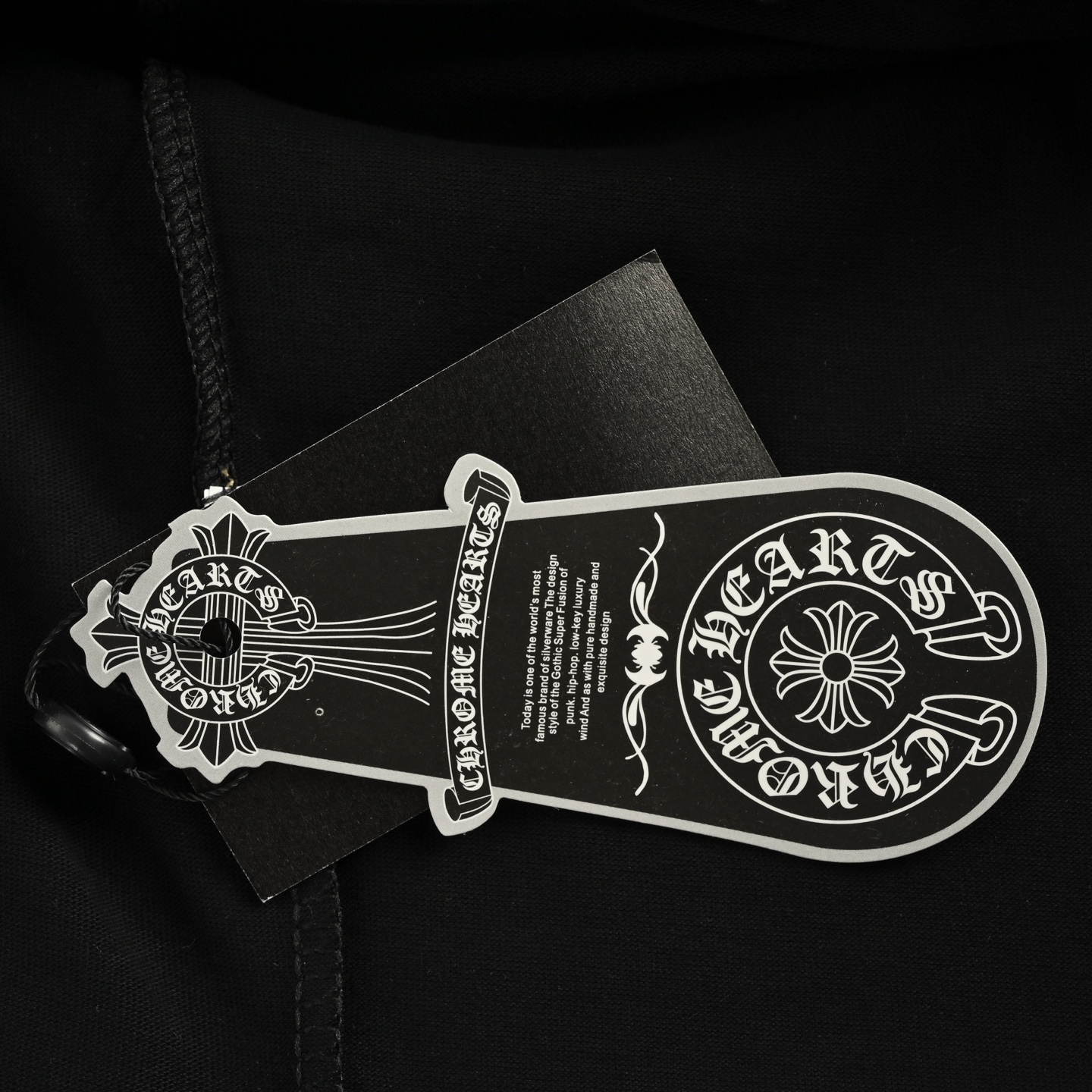 Chrome Hearts/克罗心25Fw繁星斑点铆钉长袖T恤 黑色 白色