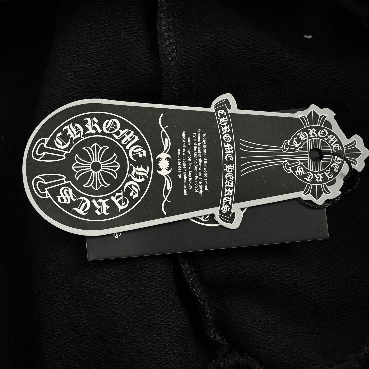 Chrome Hearts/克罗心 25Fw 暗纹编织刺绣圆领卫衣