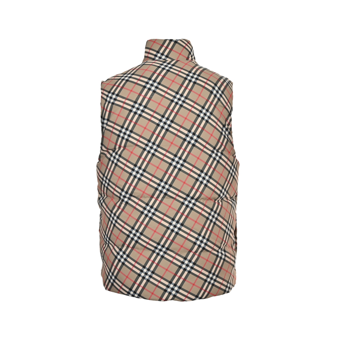Burberry/巴宝莉 25Fw 斜格纹双面穿羽绒马甲