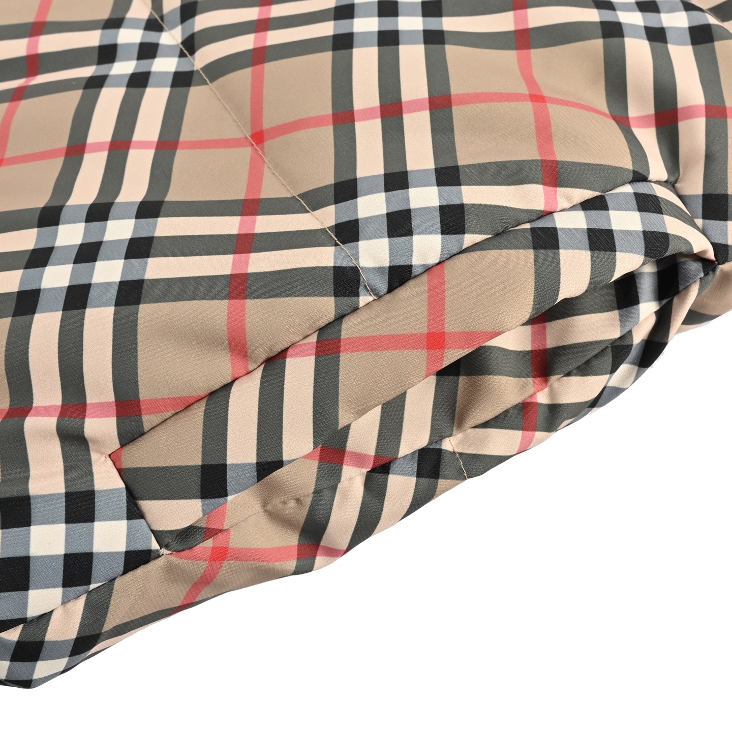 Burberry/巴宝莉 25Fw 斜格纹双面穿羽绒马甲
