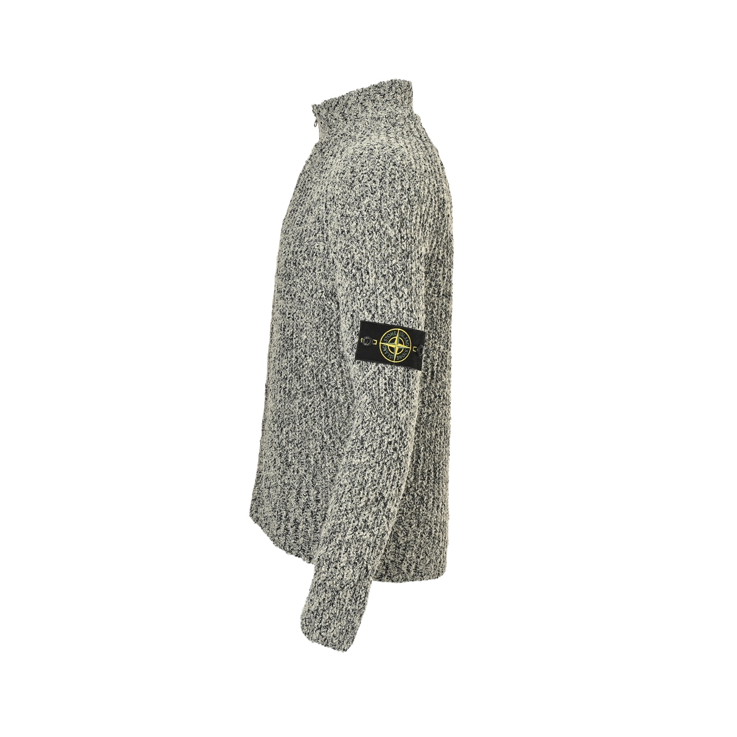 Stone Island/石头岛 25Fw 袖标拉链开衫毛衣 Stone Island/石头岛 25Fw 袖标拉链开衫毛衣