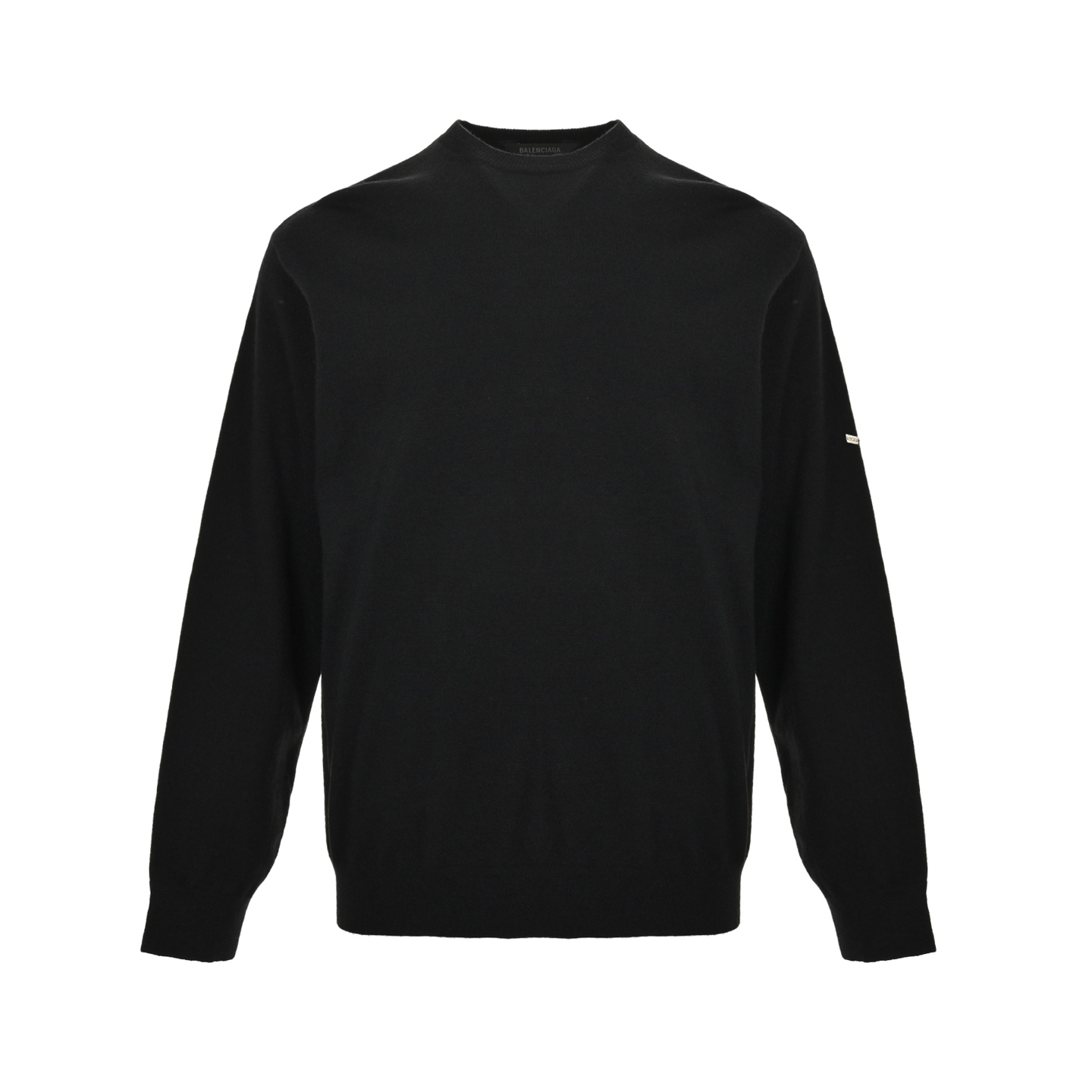 Balenciaga/巴黎世家 25Fw 金属铭牌羊毛圆领毛衣 Balenciaga/巴黎世家 25Fw 金属铭牌羊毛圆领毛衣