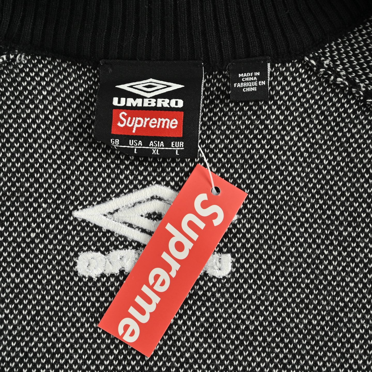 Supreme 25Fw Umbro联名毛衣外套 Supreme 25Fw Umbro联名毛衣外套