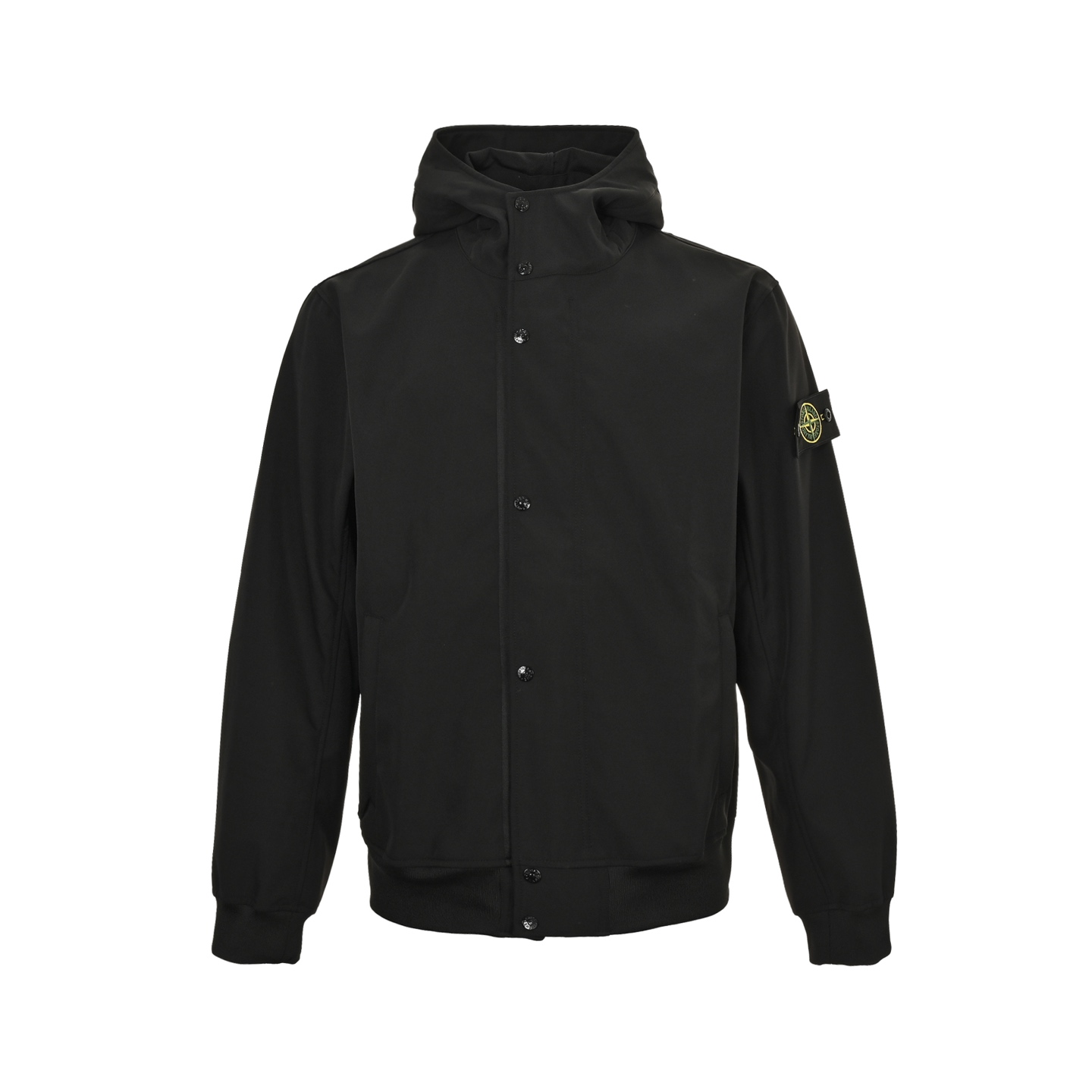 Stone Island/石头岛 纯色单排连帽外套 新款防晒 防风夹克外套 Stone Island/石头岛 纯色单排连帽外套 新款防晒 防风夹克外套