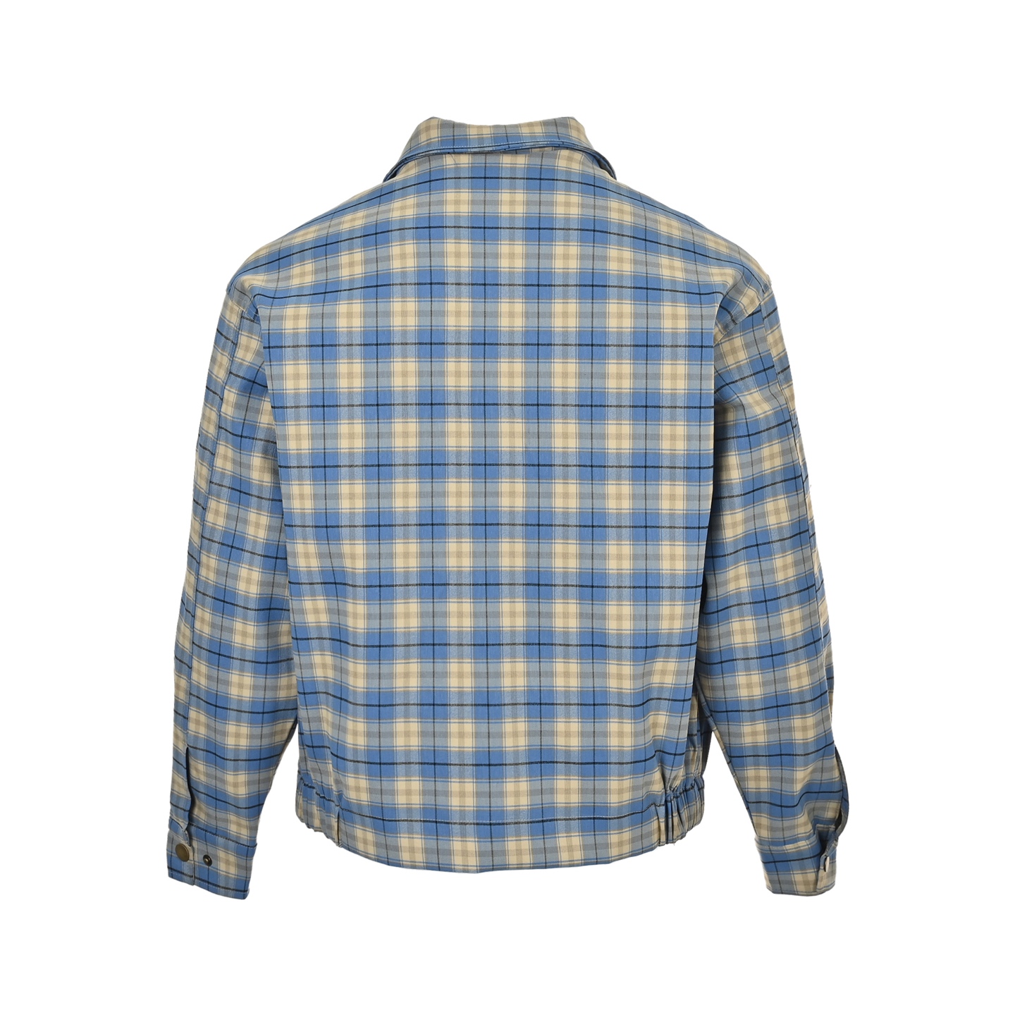 Stussy/斯图西 25Fw 小标蓝格纹夹克外套