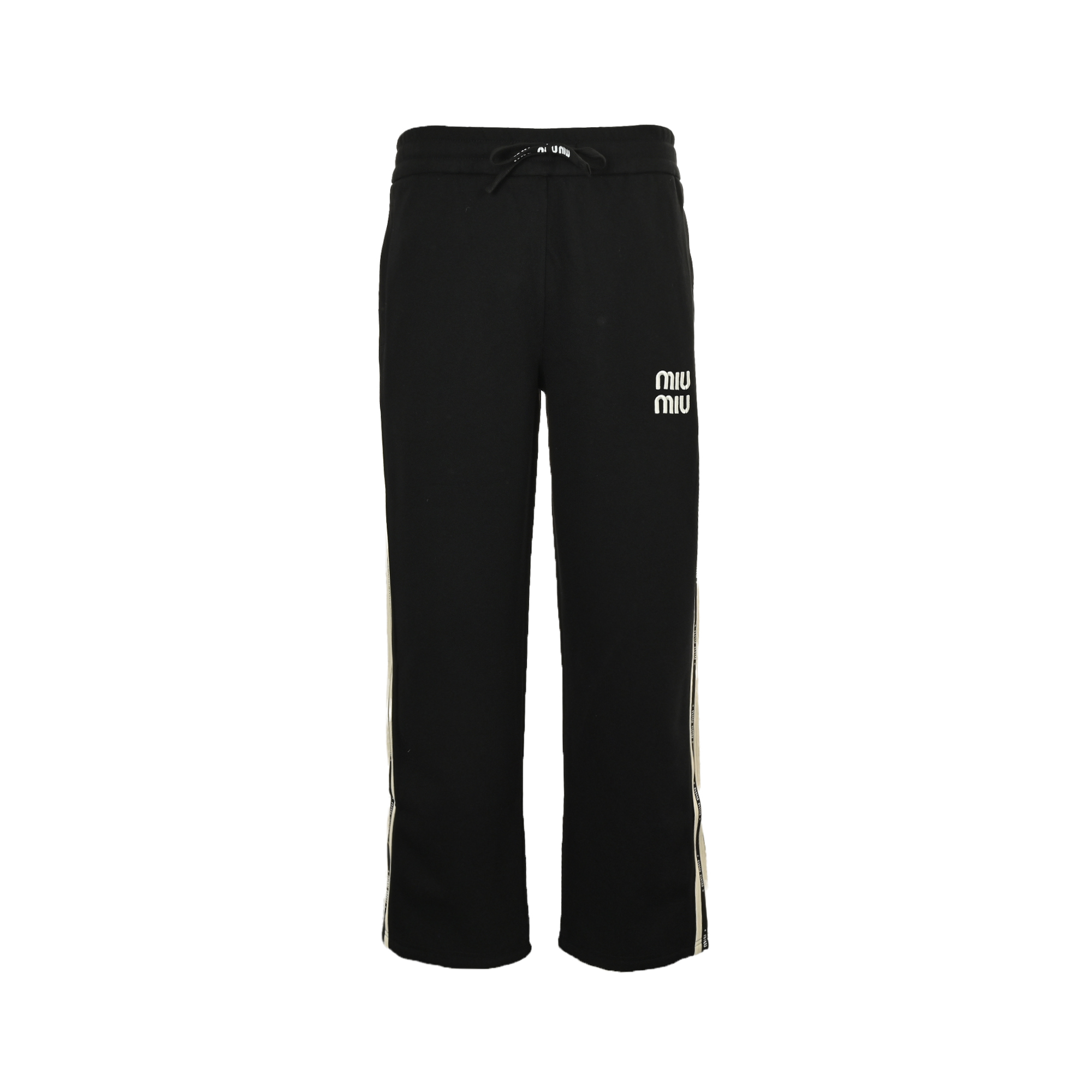 Miu Miu/缪缪 字母织带长裤 Miu Miu/缪缪 字母织带长裤