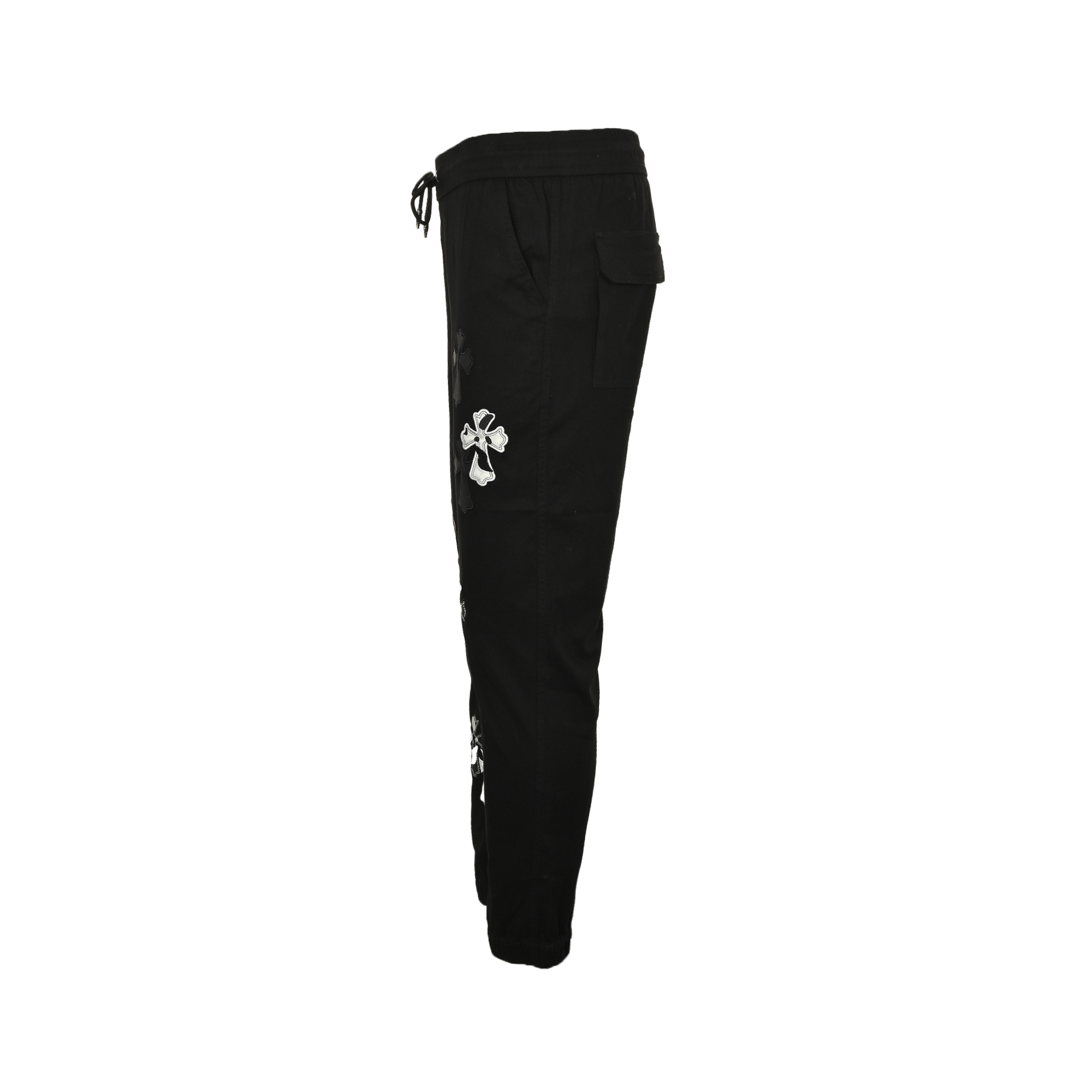 Chrome Hearts/克罗心 压皮十字架贴布刺绣长裤 Chrome Hearts/克罗心 压皮十字架贴布刺绣长裤